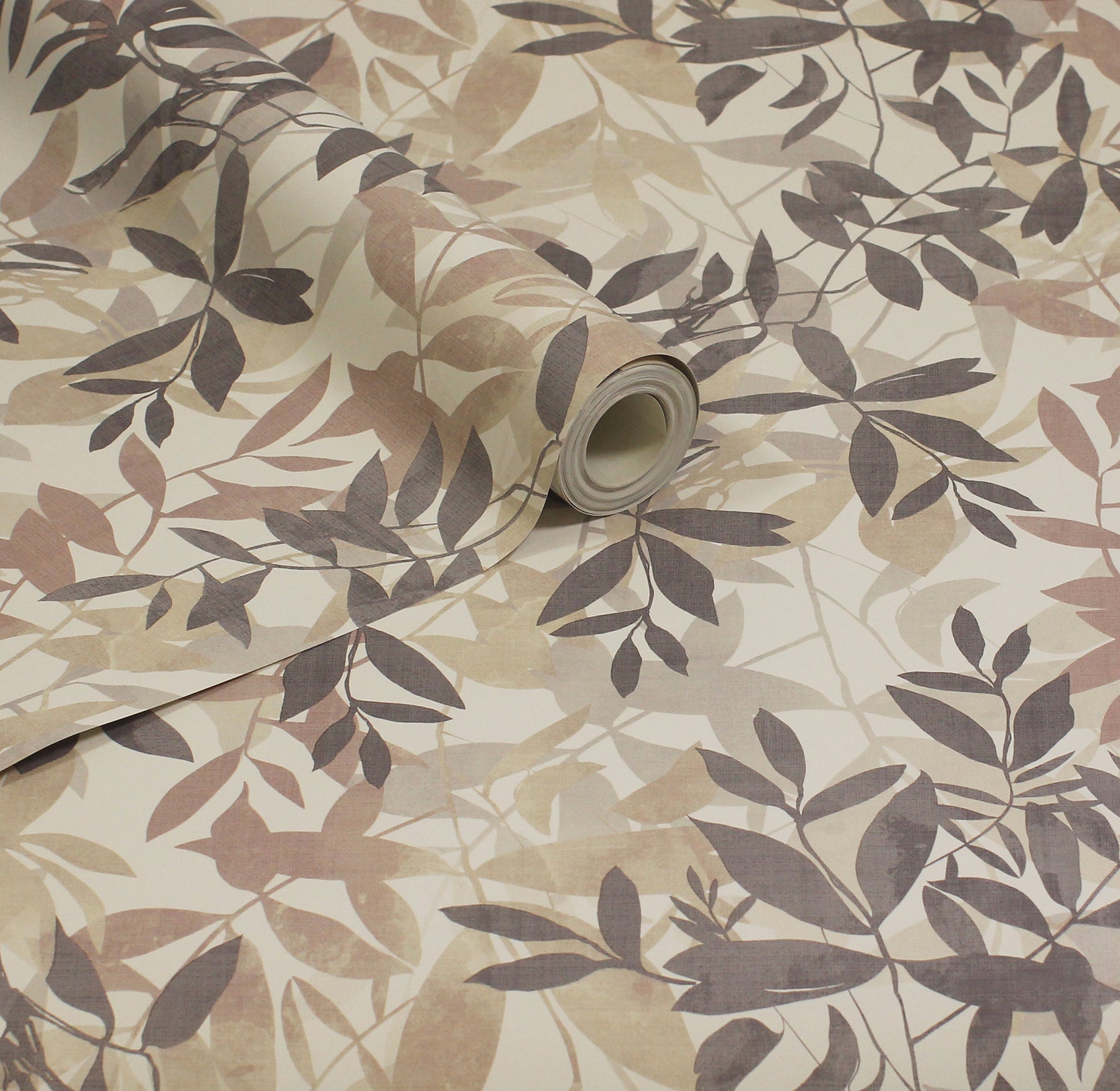 georgianna-neutral-botanical-leaves-wallpaper-york-wallcoverings-ah924600 - York Wallcoverings Wallpaper