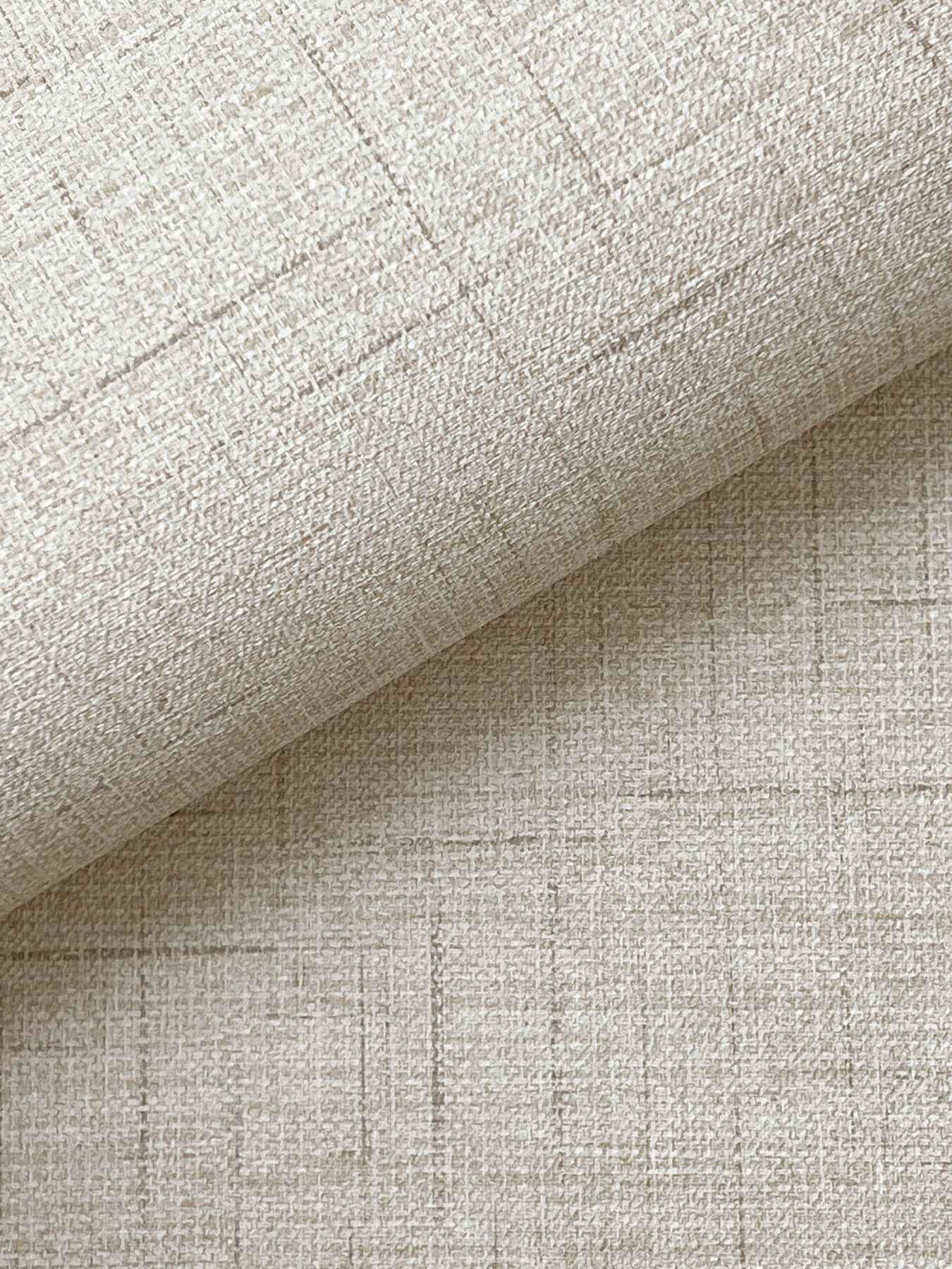 Leon Beige Faux Fabric Wallpaper - York Wallcoverings - 4207-5419 - York Wallcoverings Wallpaper