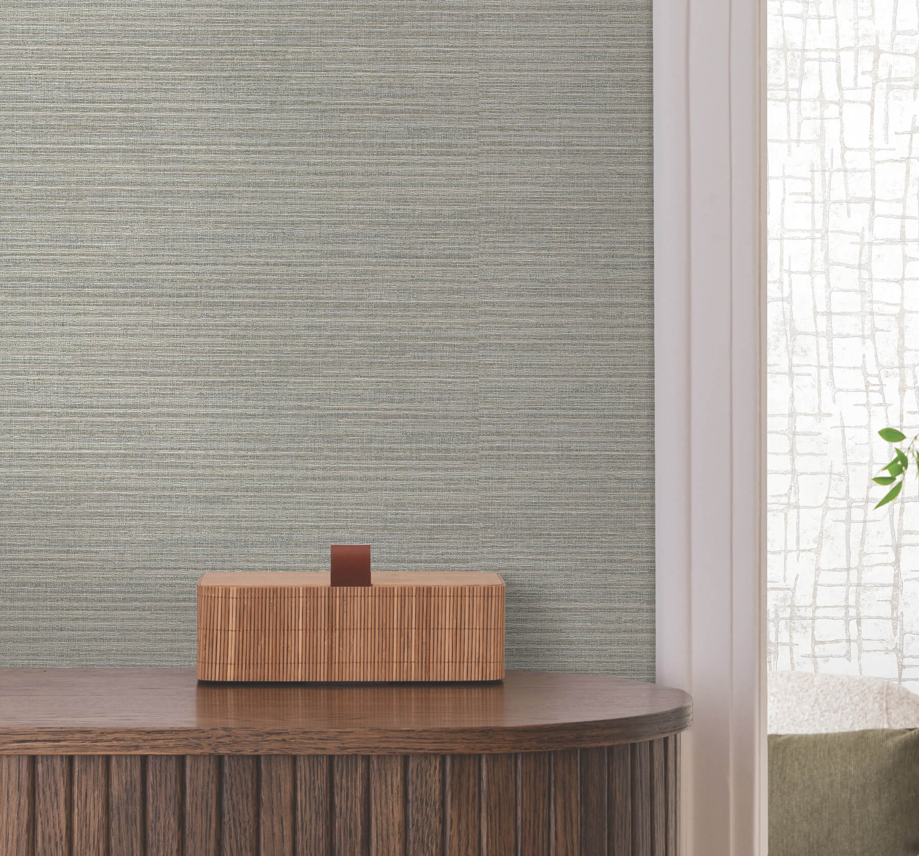 rhett-dark-green-striated-wallpaper-york-wallcoverings-4207-5429 - York Wallcoverings Wallpaper