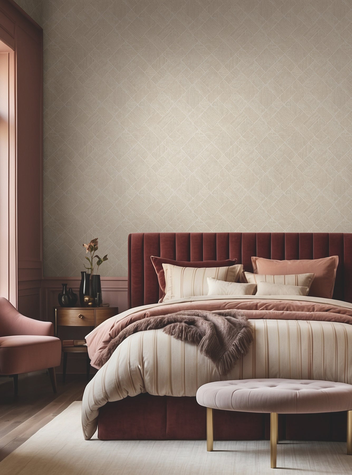 marquetry-beige-tile-wallpaper-york-wallcoverings-ma35509