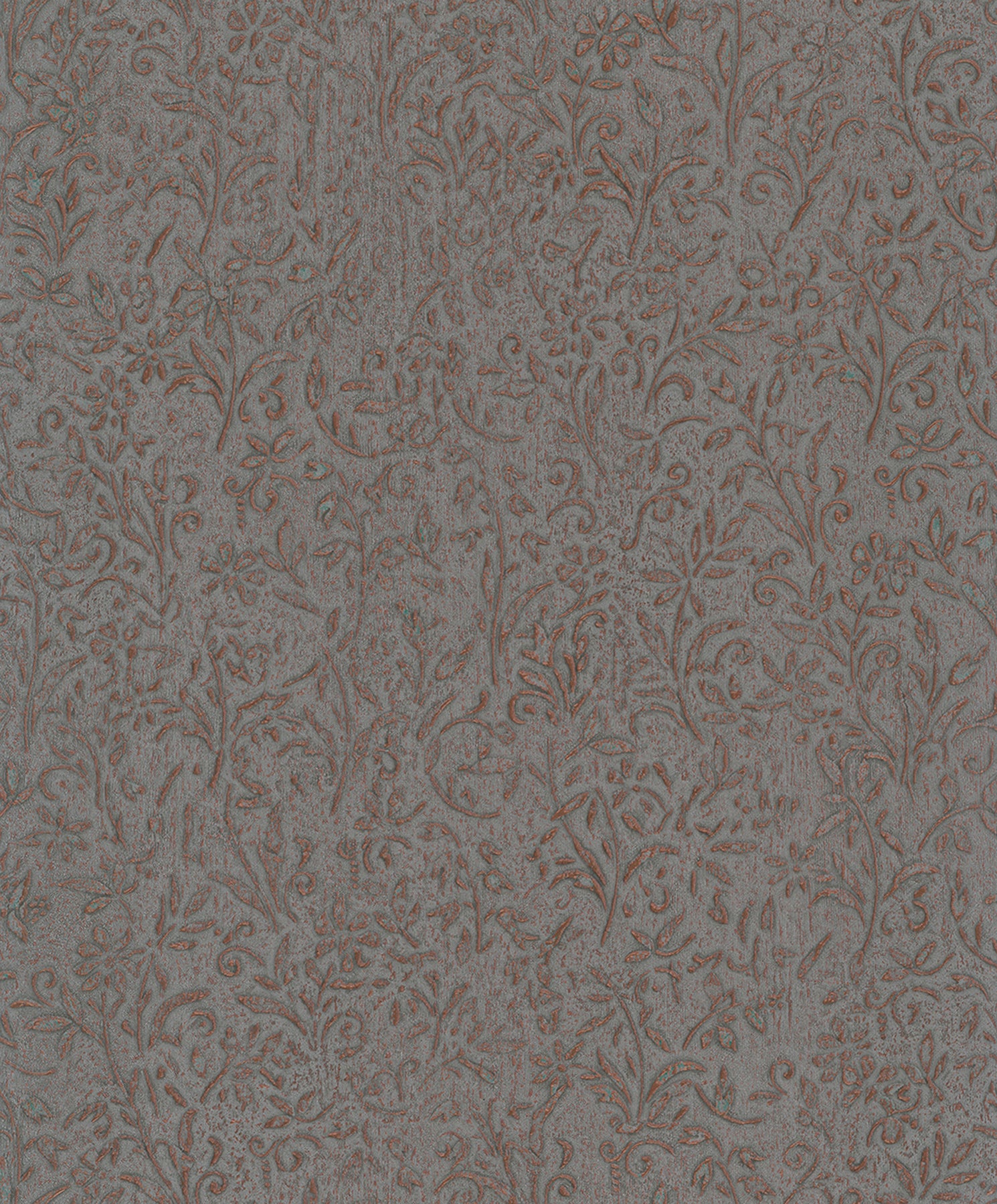 sculpted-floral-copper-relief-wallpaper-york-wallcoverings-ma35534