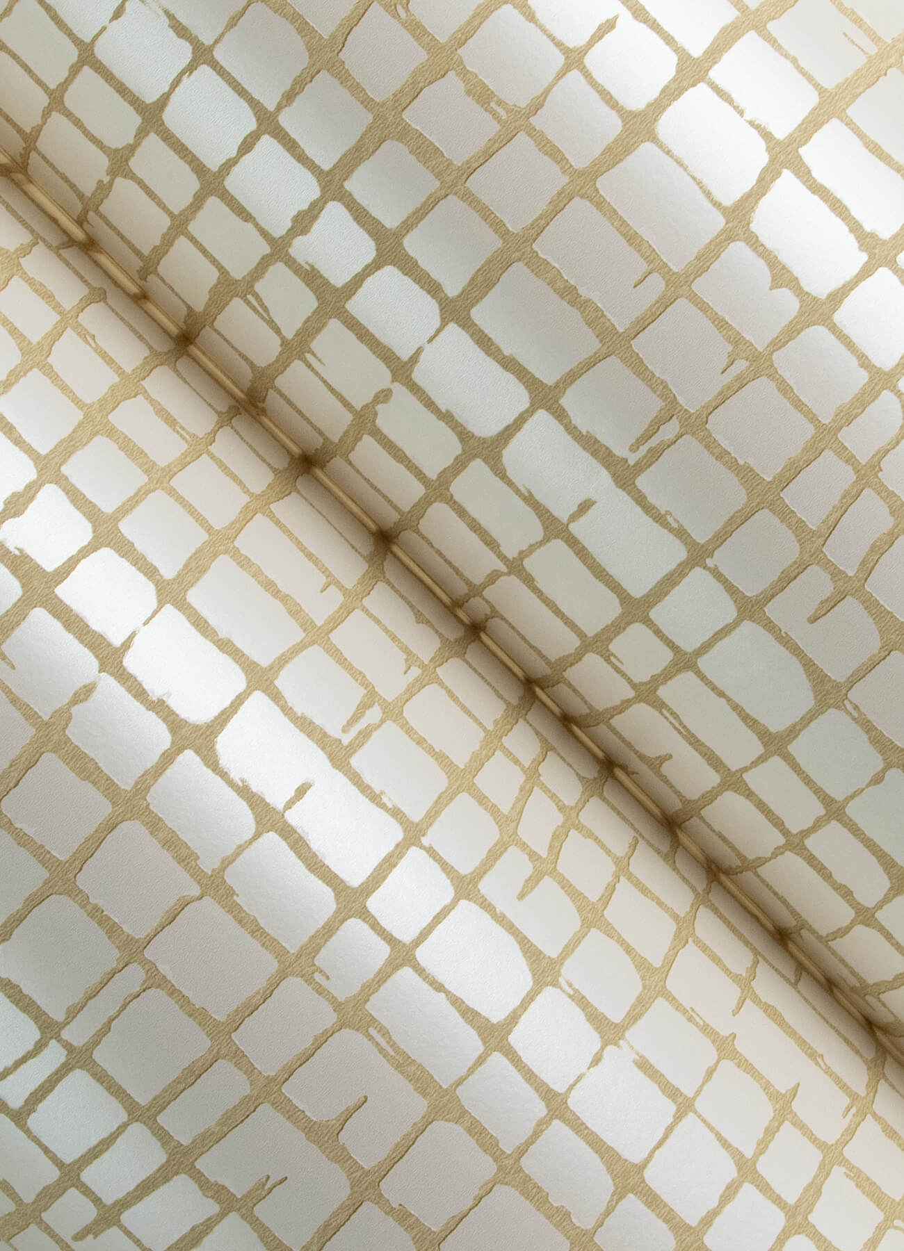Albin Pearl Gridline Wallpaper - York Wallcoverings - 4177-27717 - York Wallcoverings Wallpaper
