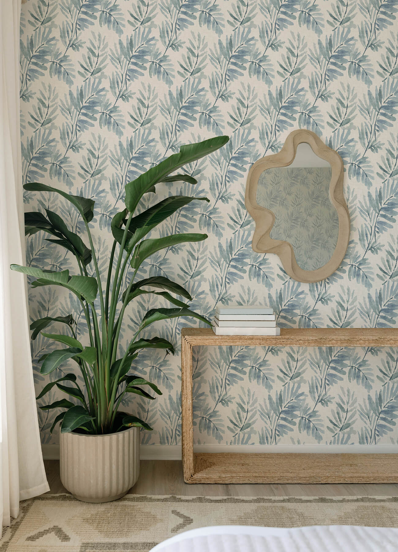 serenade-blue-ferns-wallpaper-york-wallcoverings-4177-27743 - York Wallcoverings Papel pintado