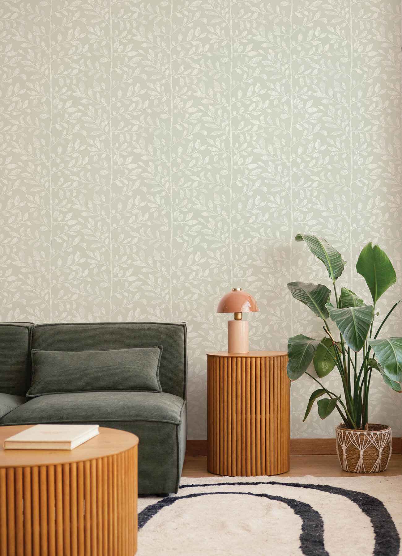 Sagecrest Light Grey Sapling Wallpaper - York Wallcoverings - 4177-83307 - York Wallcoverings Wallpaper