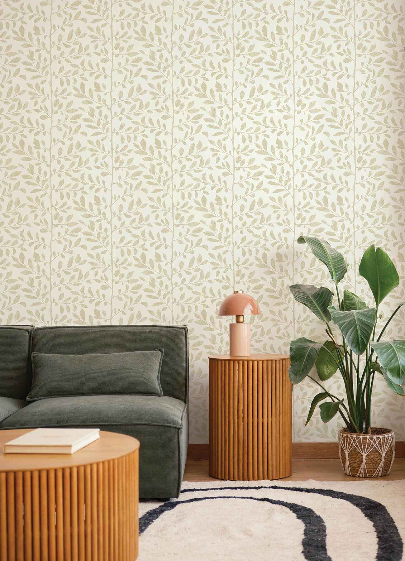 Sagecrest Platinum Sapling Wallpaper - York Wallcoverings - 4177-83308 - York Wallcoverings Wallpaper