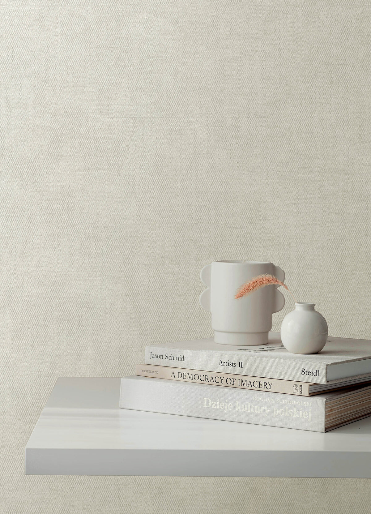 Nuovo Off-White Faux Linen Wallpaper | A-Street Prints 4193-7420 – The ...