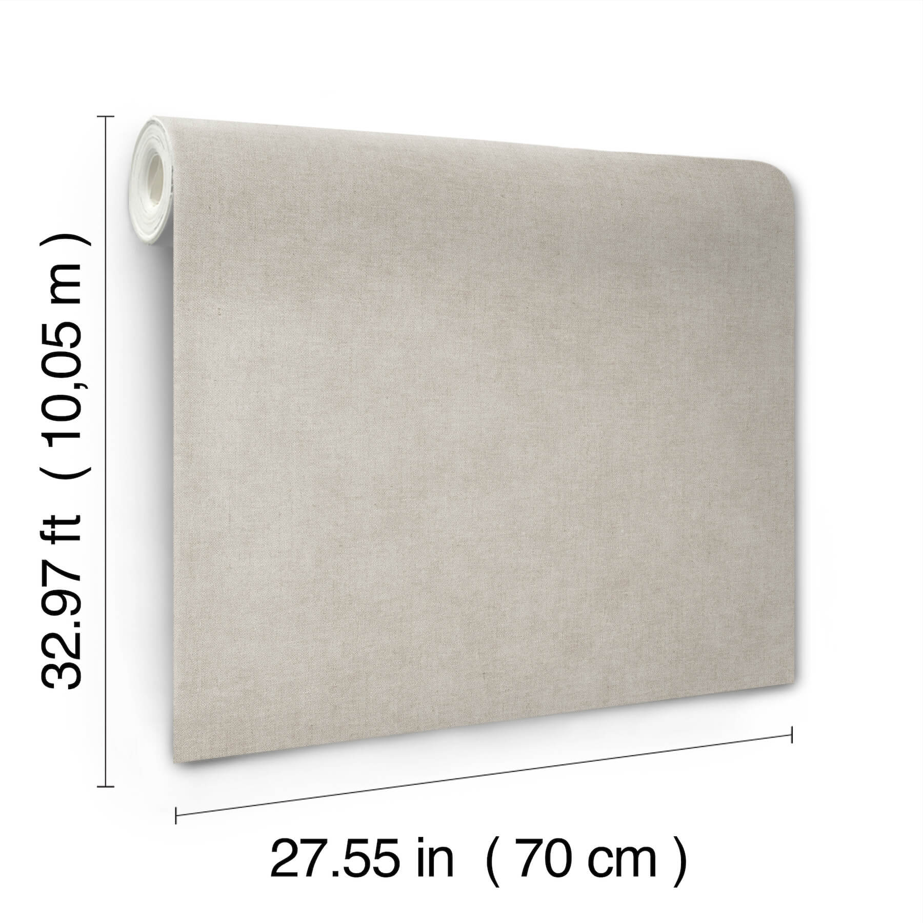 nuovo-grey-faux-linen-wallpaper-york-wallcoverings-4193-7424 - York Wallcoverings Wallpaper