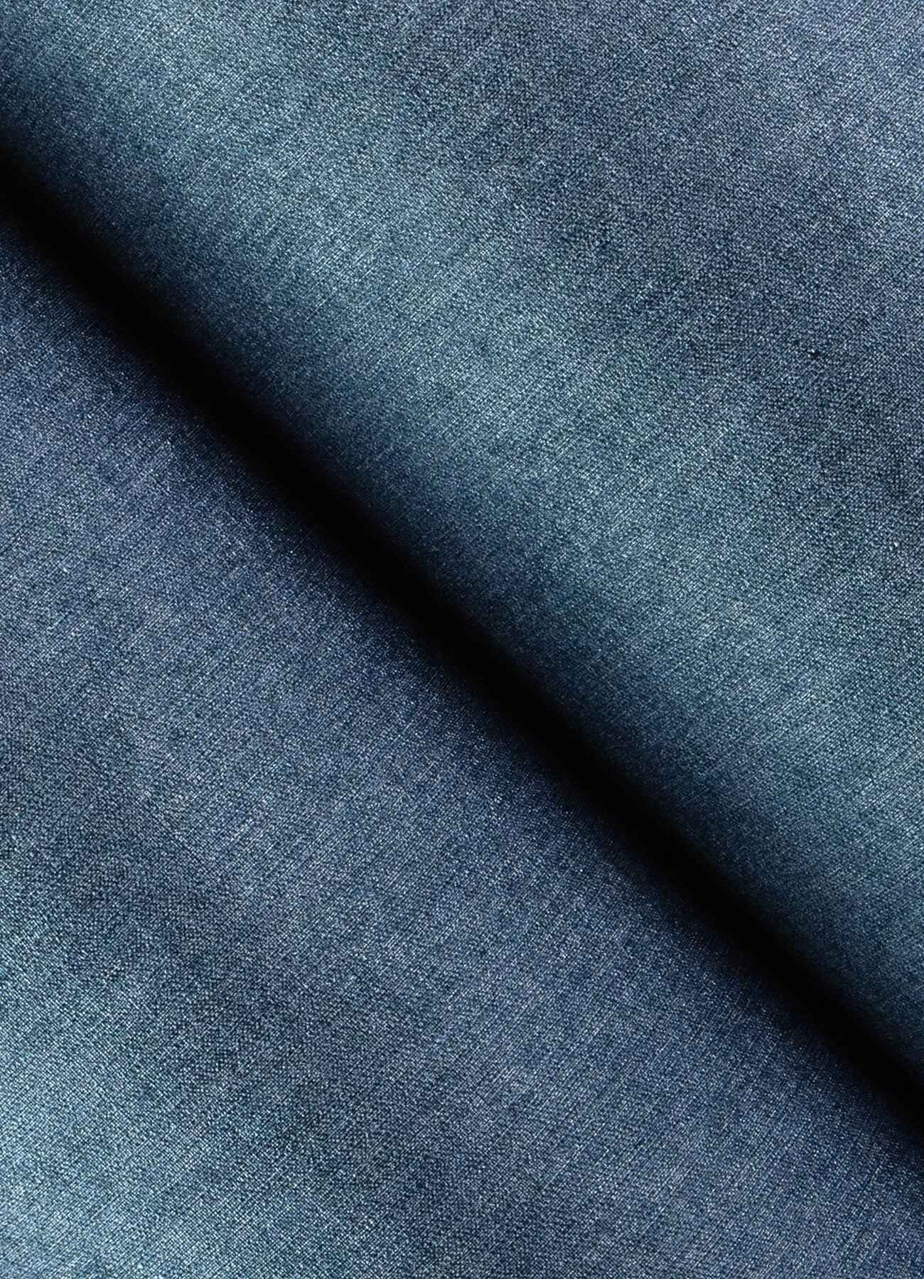 Nuovo Denim Faux Linen Wallpaper - York Wallcoverings - 4193-7434 - York Wallcoverings Wallpaper