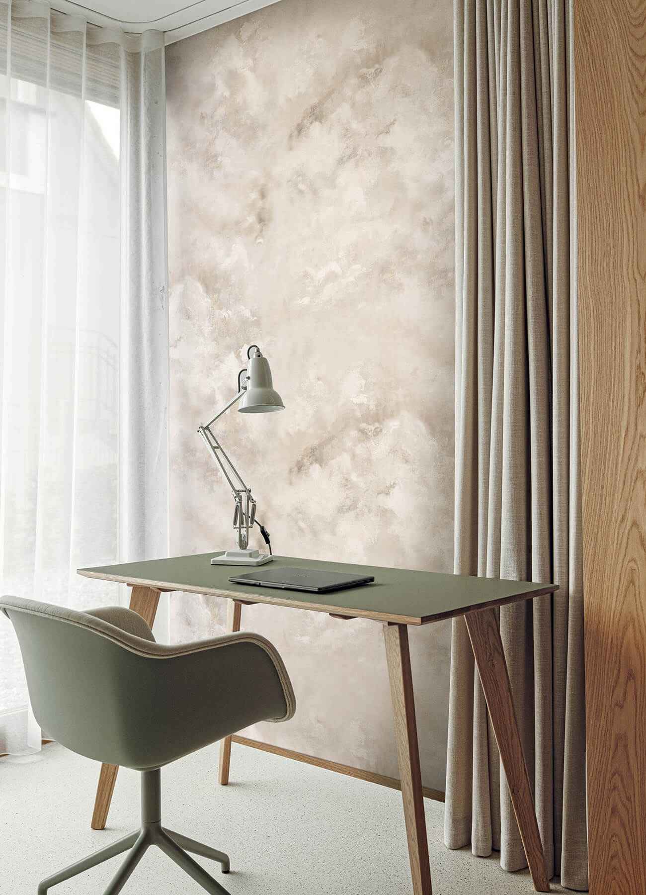 Aria Neutral Abstract Wallpaper - York Wallcoverings - 4193-7460 - York Wallcoverings Wallpaper