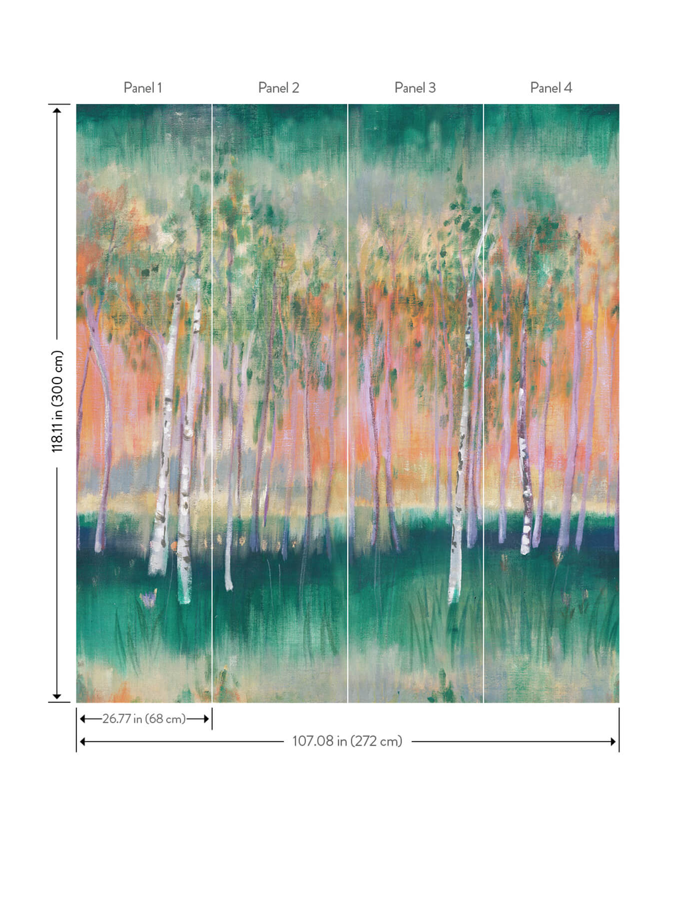 primavera-sage-wall-mural-york-wallcoverings-4193-7471m - York Wallcoverings Wallpaper