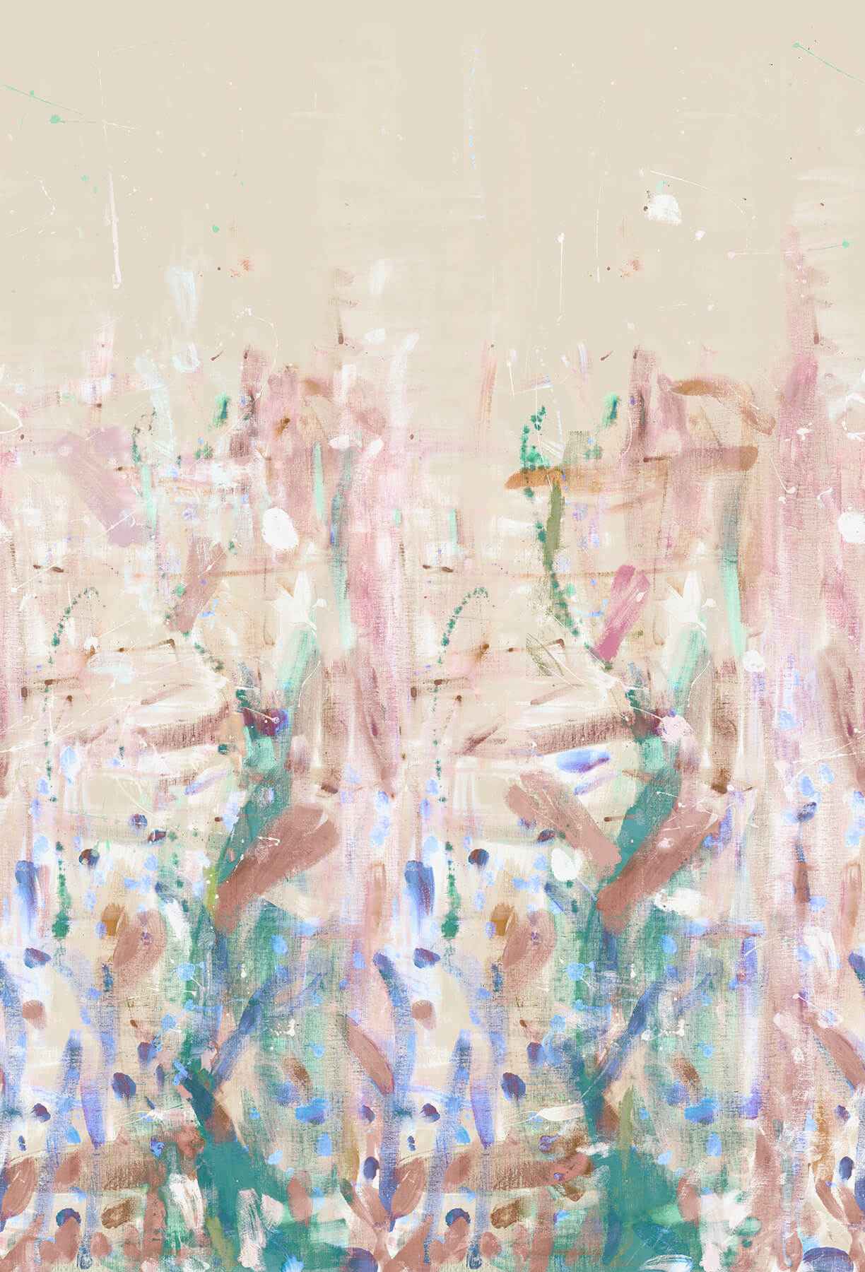 Fresco Pastel Wall Mural - York Wallcoverings - 4193-7491M