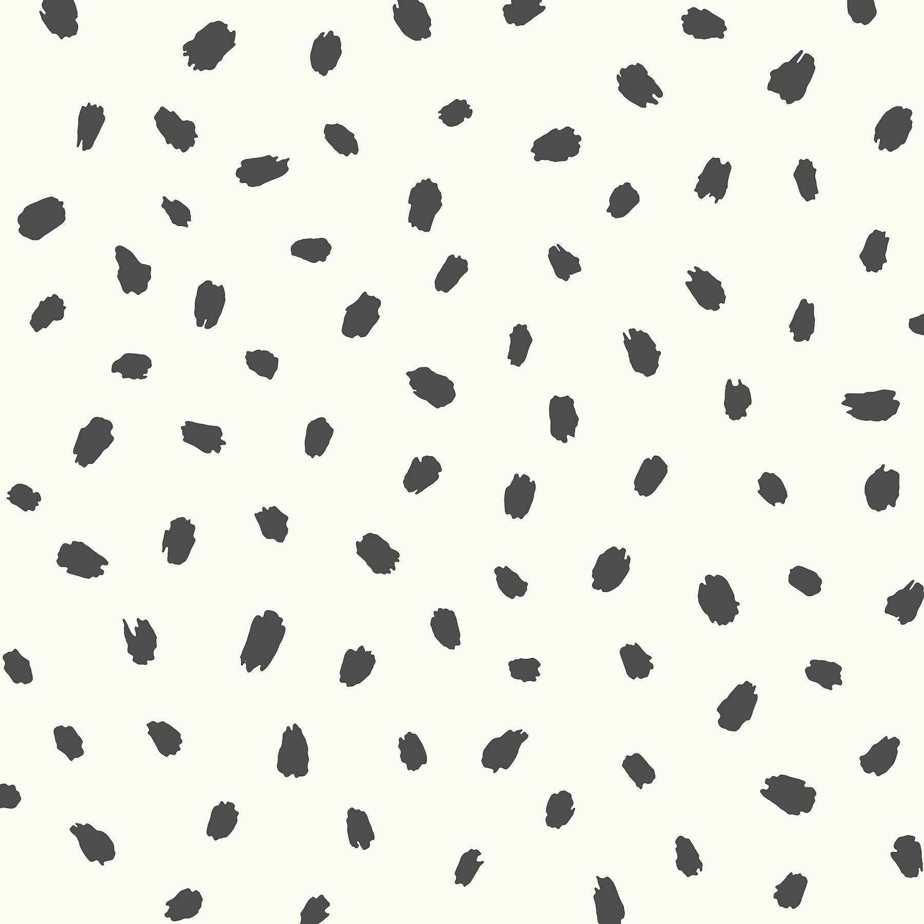 Animal Spots Black Polka Dot Wallpaper - York Wallcoverings - 4203-27542 - York Wallcoverings Wallpaper