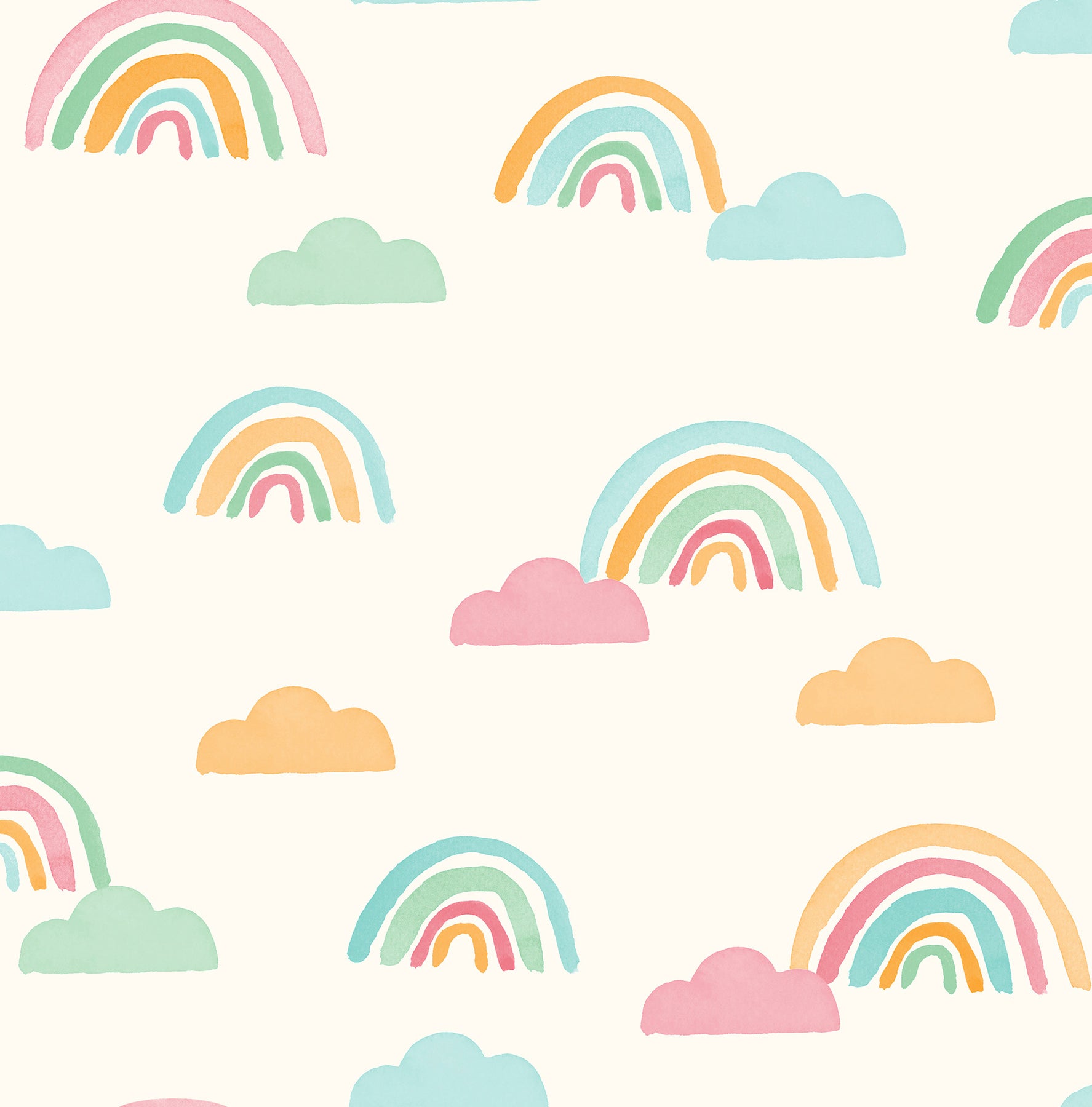 over-the-rainbow-multicolor-painted-skies-wallpaper-york-wallcoverings-4203-27562 - York Wallcoverings Wallpaper