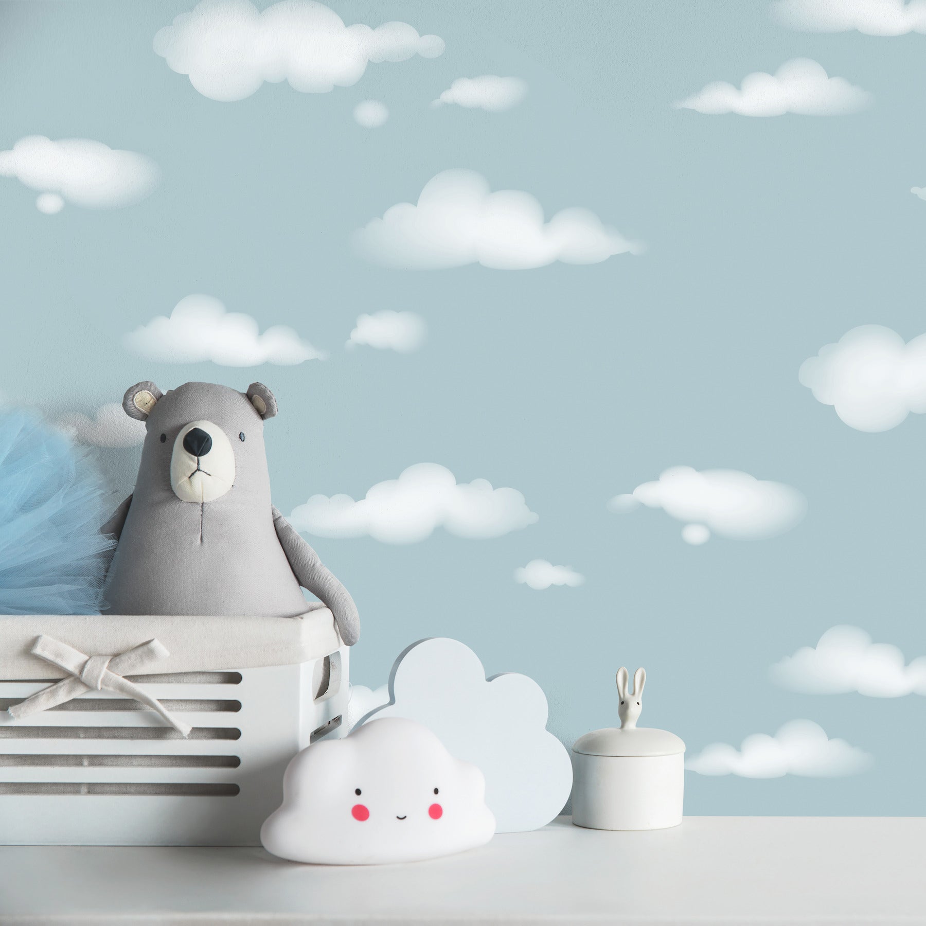 cloudy-sky-blue-scenic-wallpaper-york-wallcoverings-4203-27568 - York Wallcoverings Papel pintado