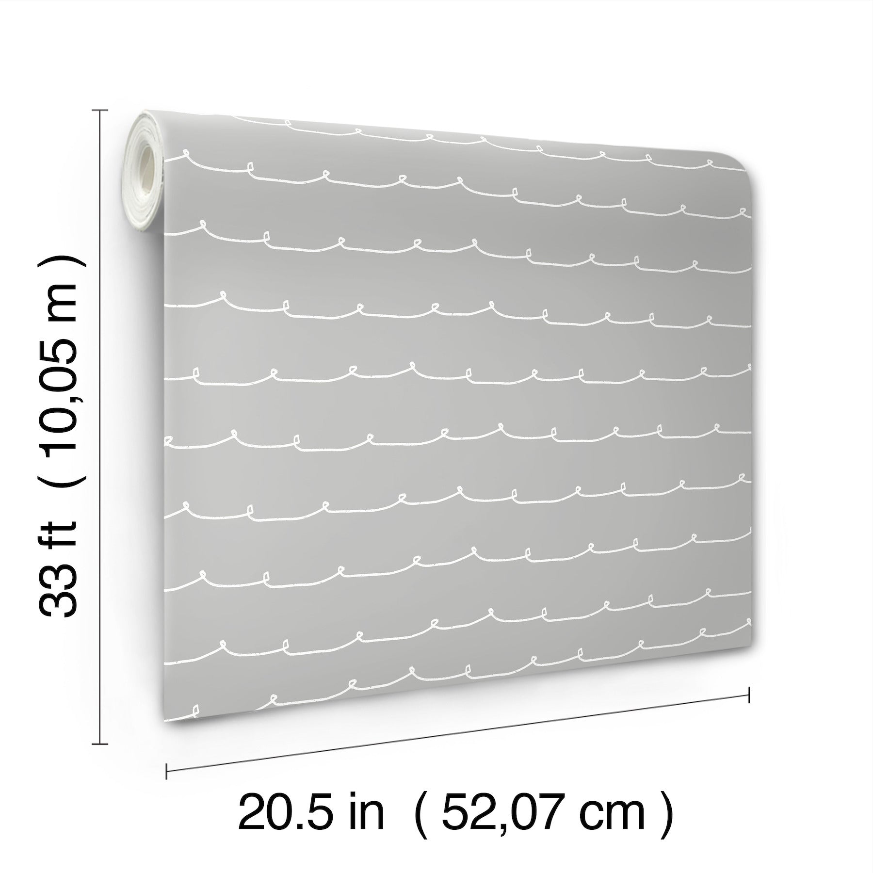 wiggle-line-grey-stripe-wallpaper-york-wallcoverings-4203-27570 - York Wallcoverings Papel pintado