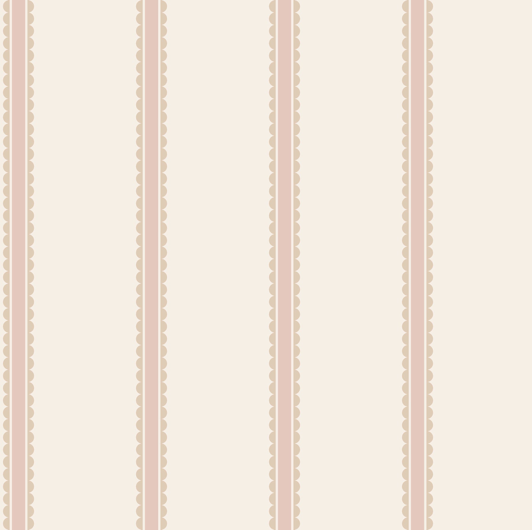 bobbin-stripe-pink-scalloped-wallpaper-york-wallcoverings-4203-27576 - York Wallcoverings Papel pintado