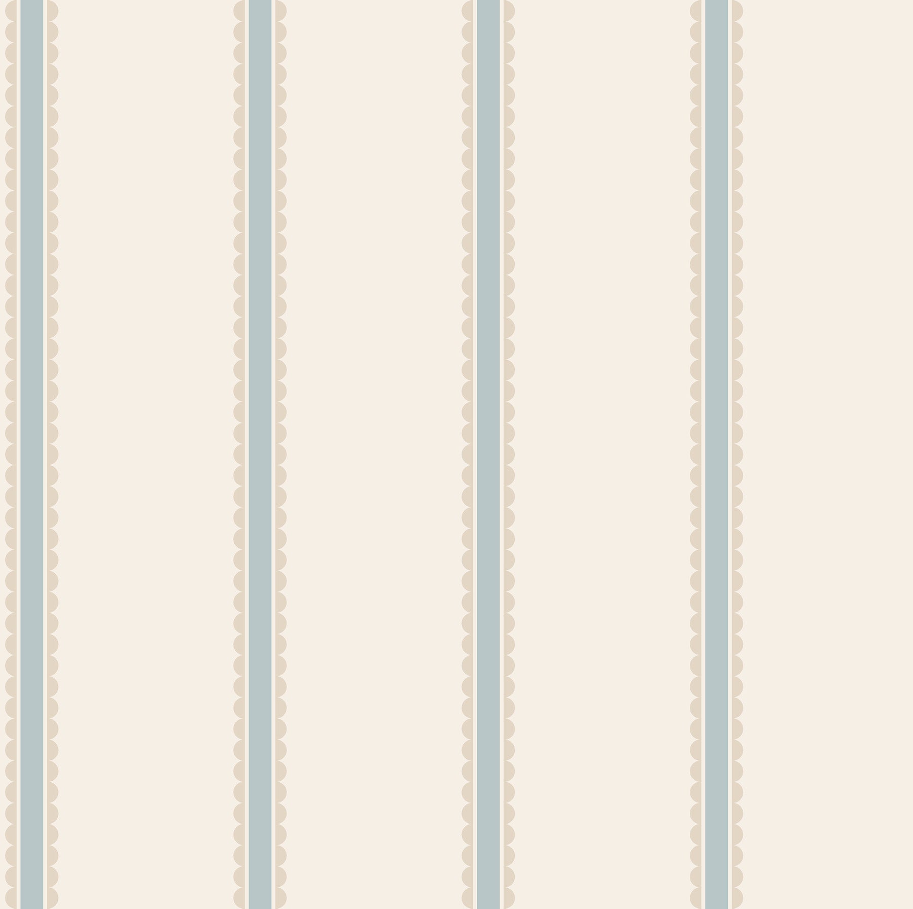 bobbin-stripe-light-blue-scalloped-wallpaper-york-wallcoverings-4203-27578 - York Wallpaper Wallpaper