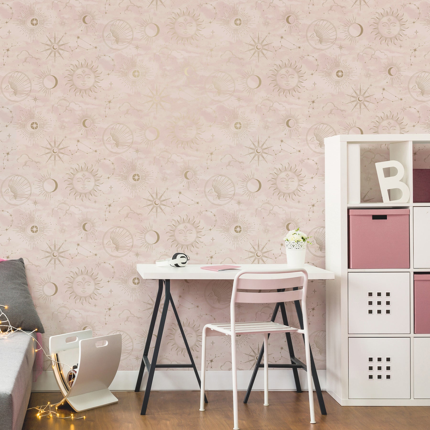 mystic-pink-celestial-wallpaper-york-wallcoverings-4203-27588 - York Wallcoverings Papel pintado