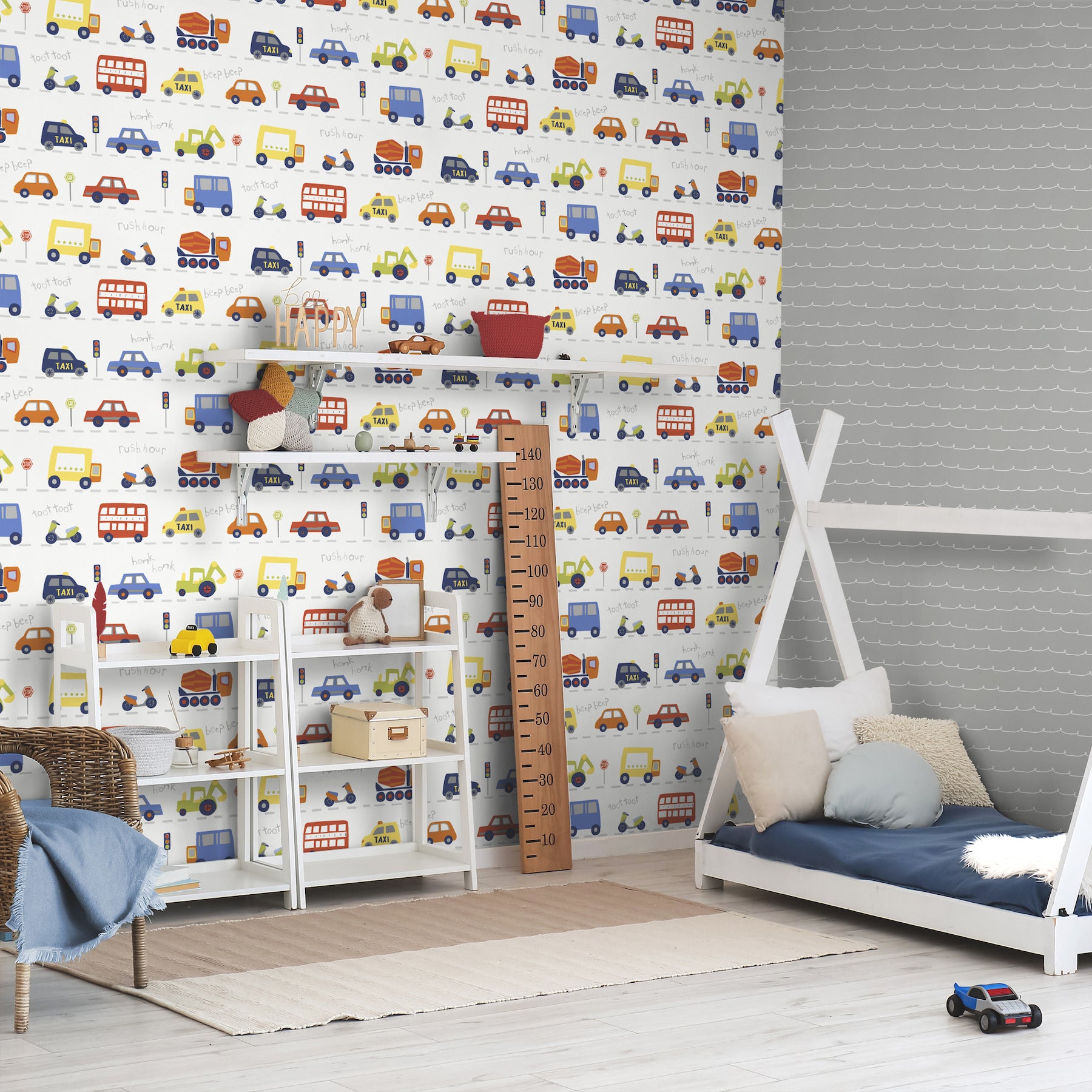 road-traffic-red-cars-wallpaper-york-wallcoverings-4203-27593 - York Wallcoverings Wallpaper