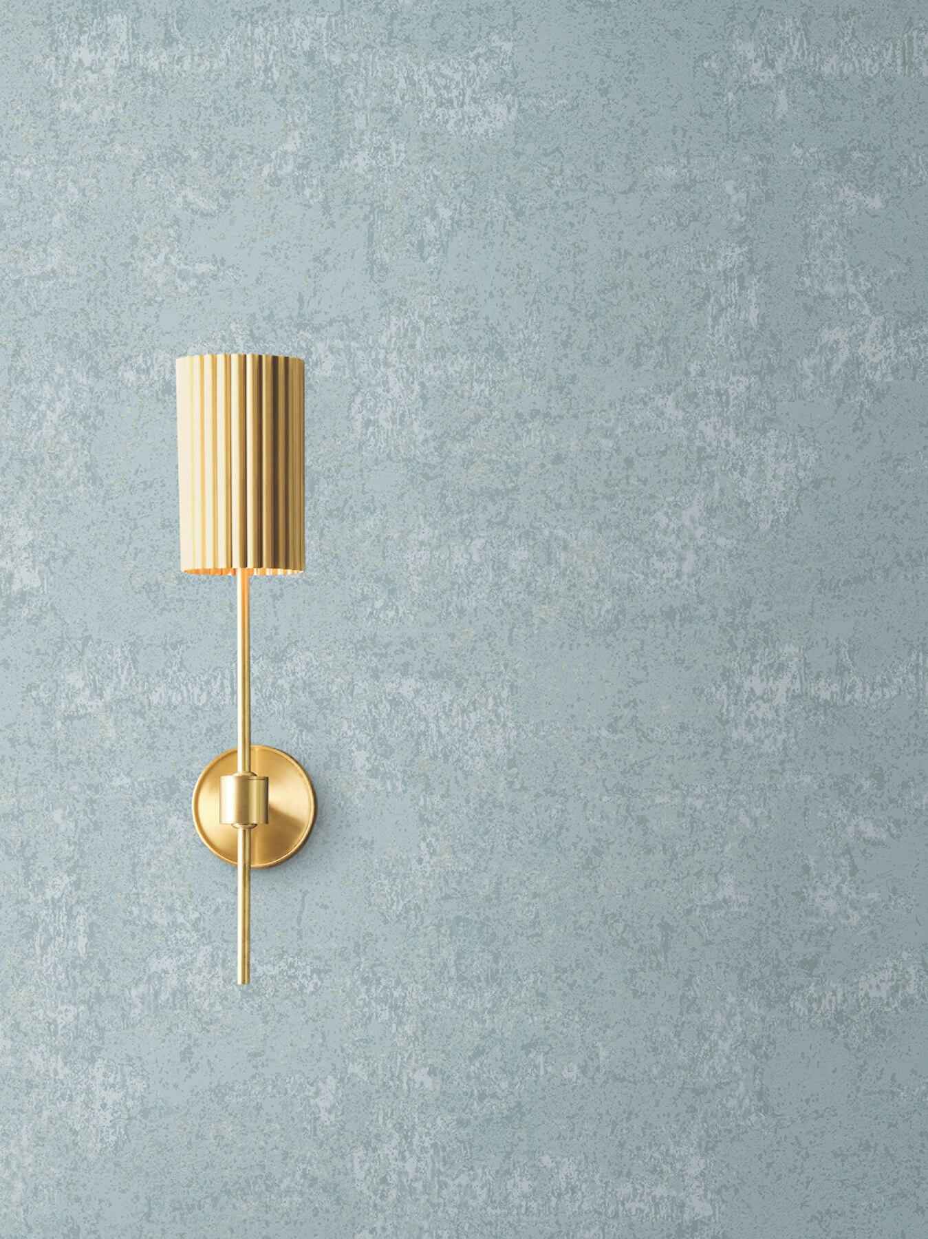 Crystal Cloud Denim Beaded Wallpaper - York Wallcoverings - VR1543