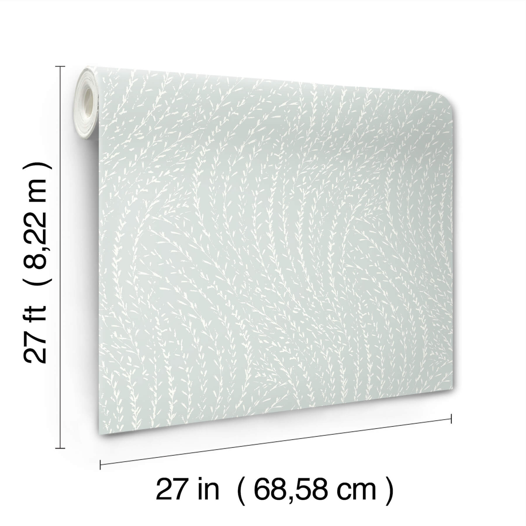 willow-song-light-blue-botanical-wallpaper-york-wallcoverings-ll3220 - York Wallcoverings Wallpaper