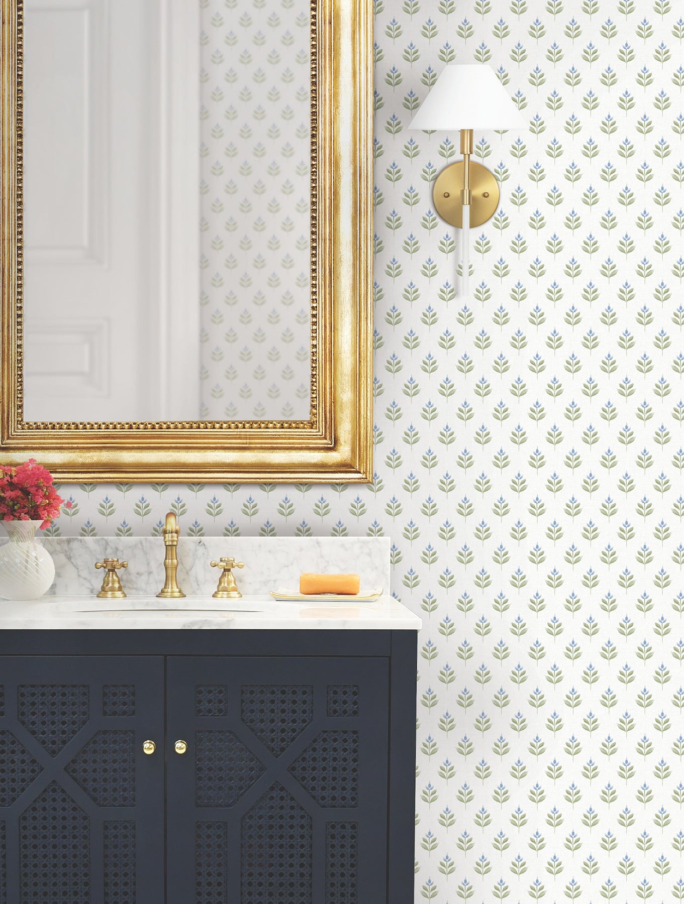 serene-villa-moss-floral-stamp-wallpaper-york-wallcoverings-ll3237