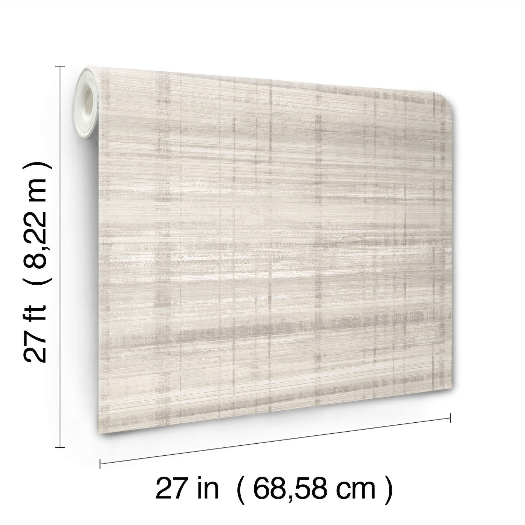 vanishing-point-grey-striated-wallpaper-york-wallcoverings-ll3246 - York Wallcoverings Wallpaper