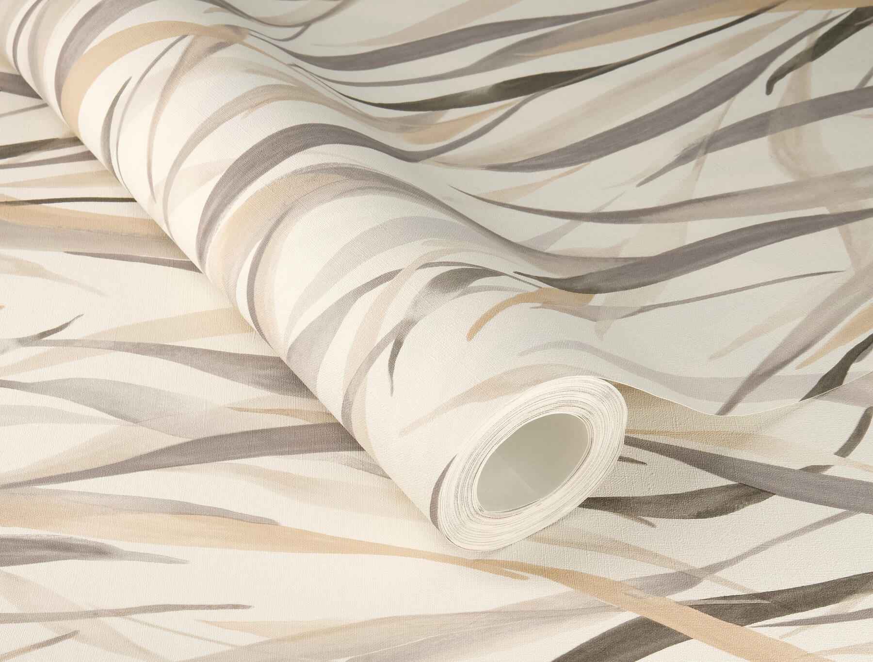 Willoughby Neutral Fronds Wallpaper - York Wallcoverings - 4202-330205 - York Wallcoverings Wallpaper