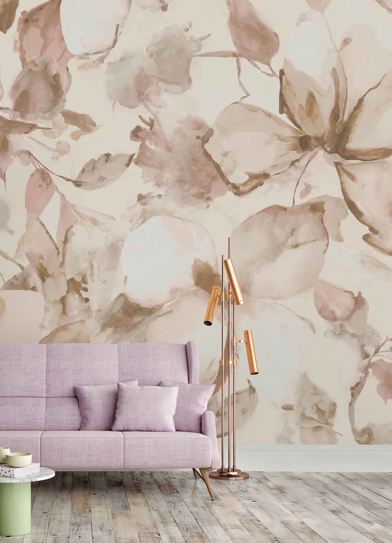 Florian Cream Wall Mural - York Wallcoverings - 4202-367560M - York Wallcoverings Wallpaper