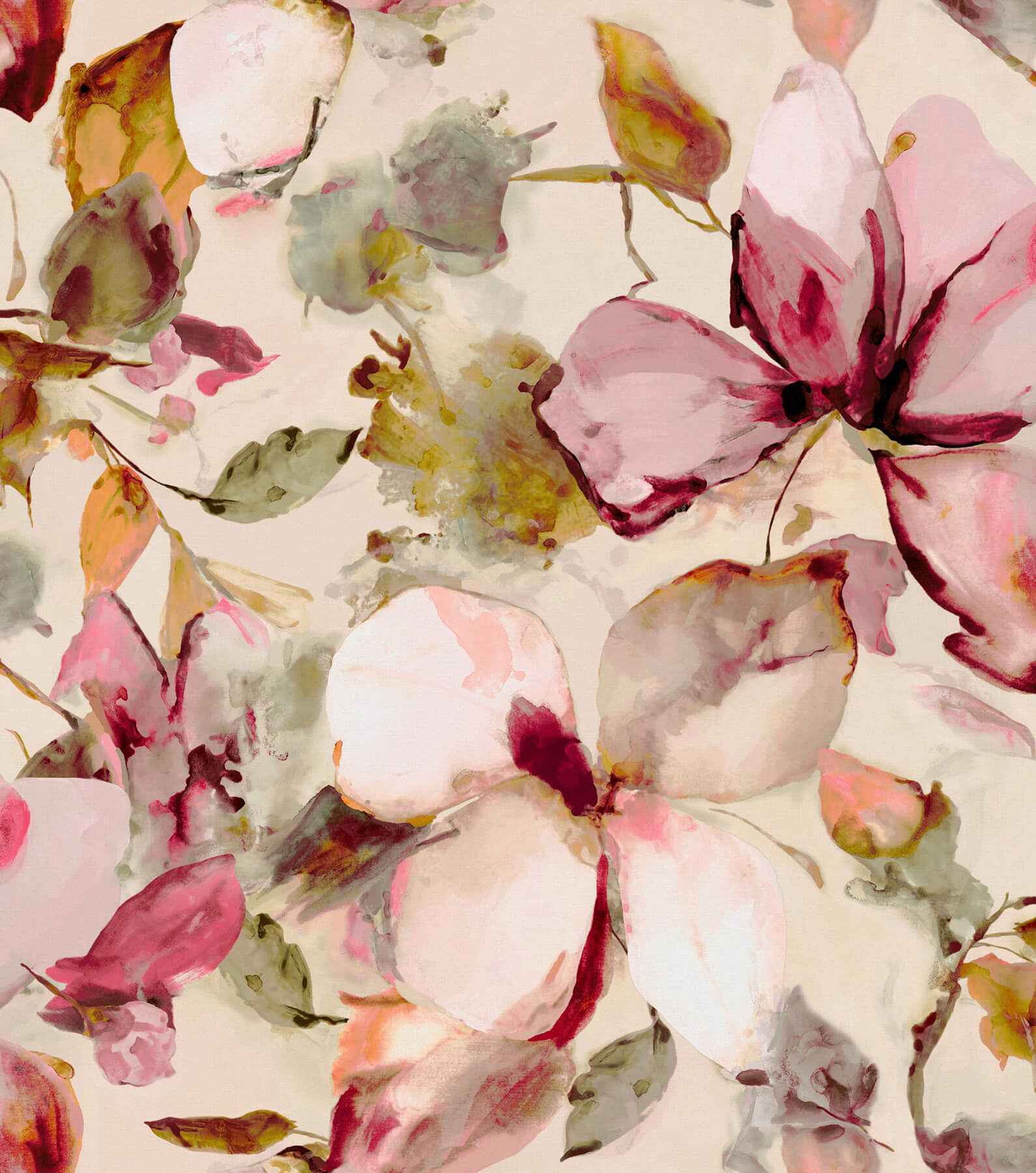 Florian Pink Wall Mural - York Wallcoverings - 4202-367577M