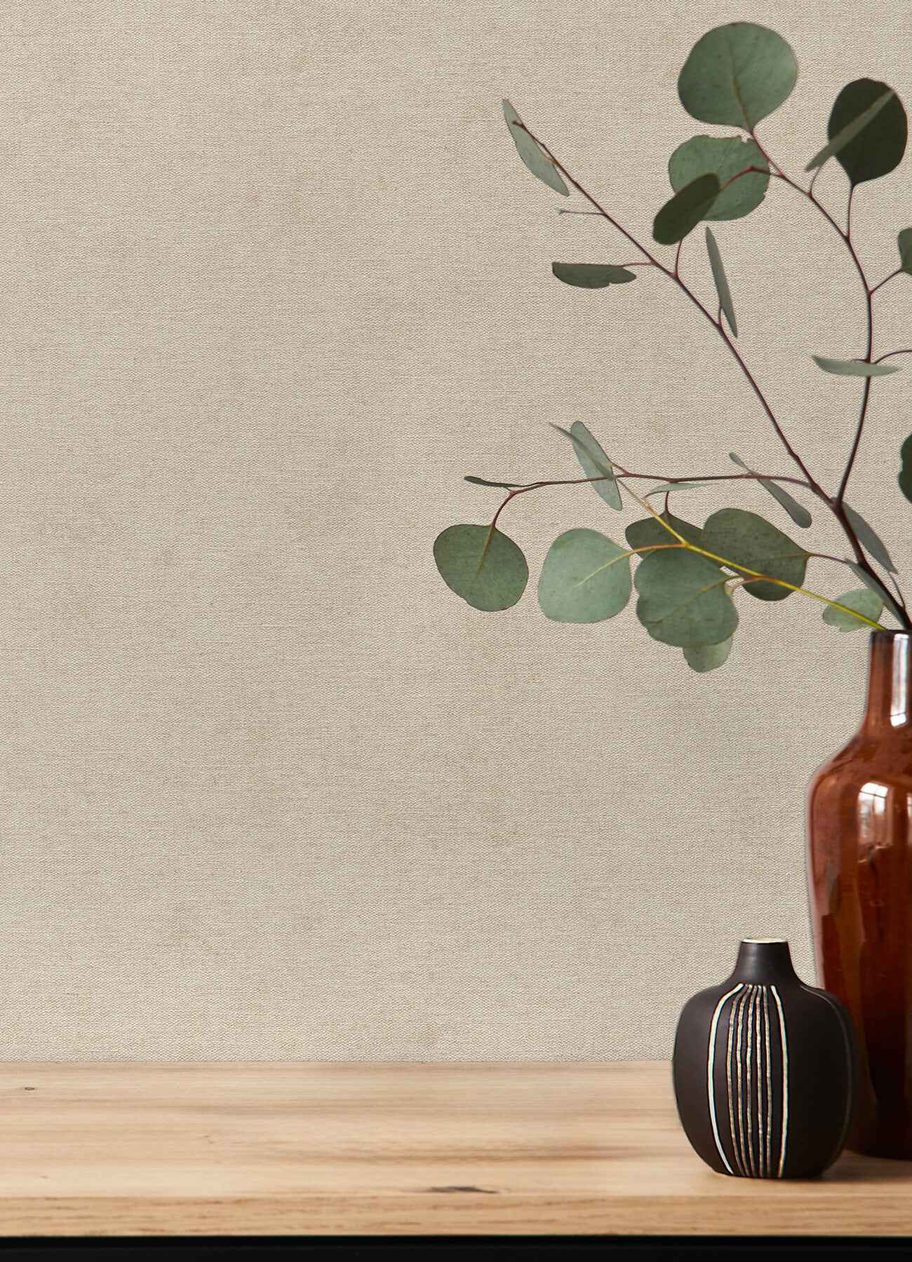 Cullen Mauve Faux Linen Wallpaper - York Wallcoverings - 4202-408133 - York Wallcoverings Wallpaper