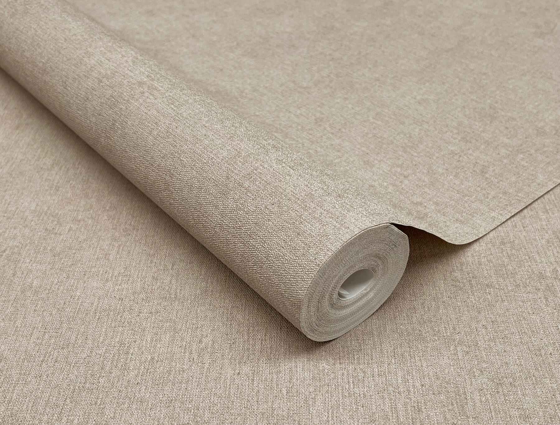 Cullen Light Brown Faux Linen Wallpaper - York Wallcoverings - 4202-408164 - York Wallcoverings Wallpaper