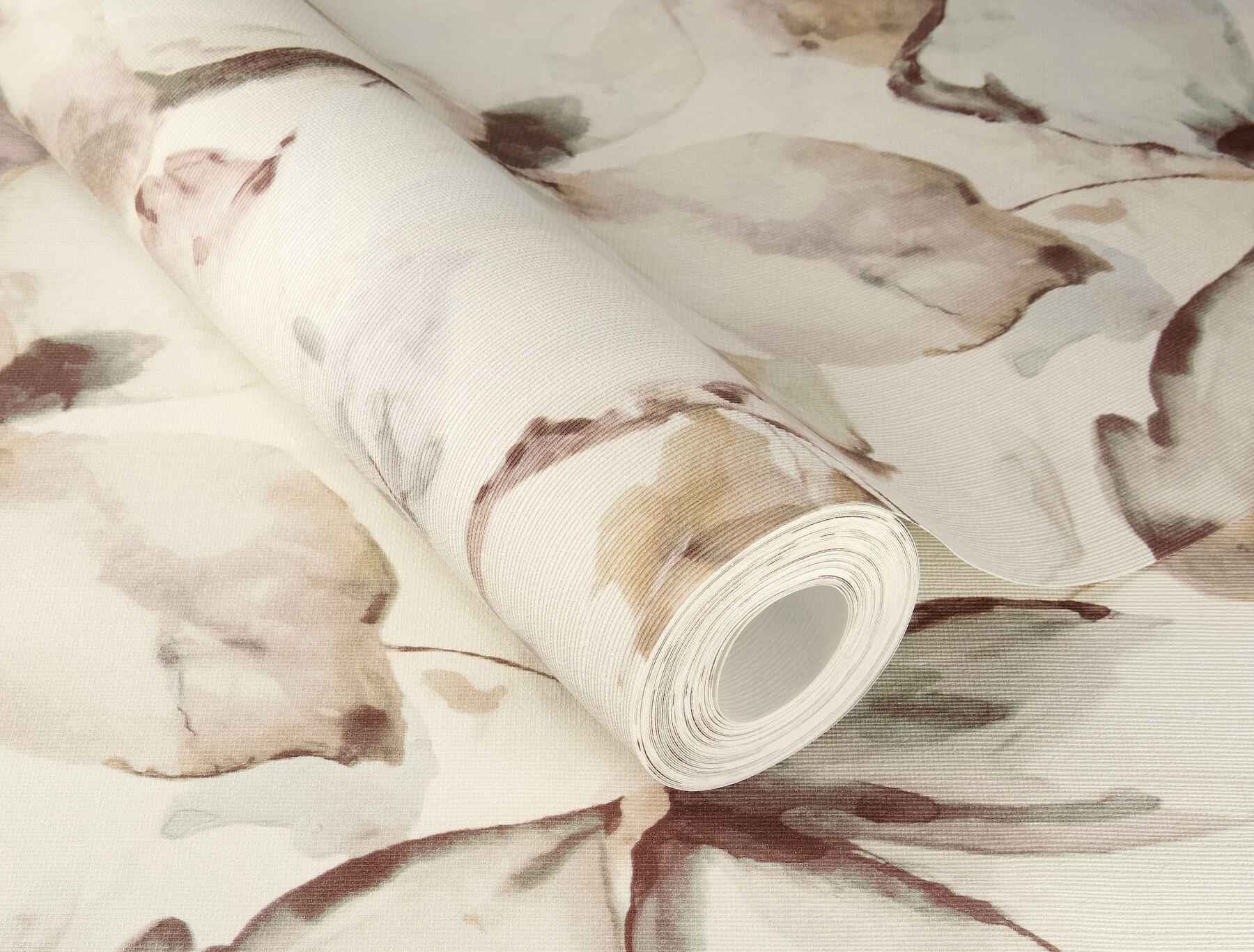 Liliana Neutral Floral Wallpaper - York Wallcoverings - 4202-481235 - York Wallcoverings Wallpaper