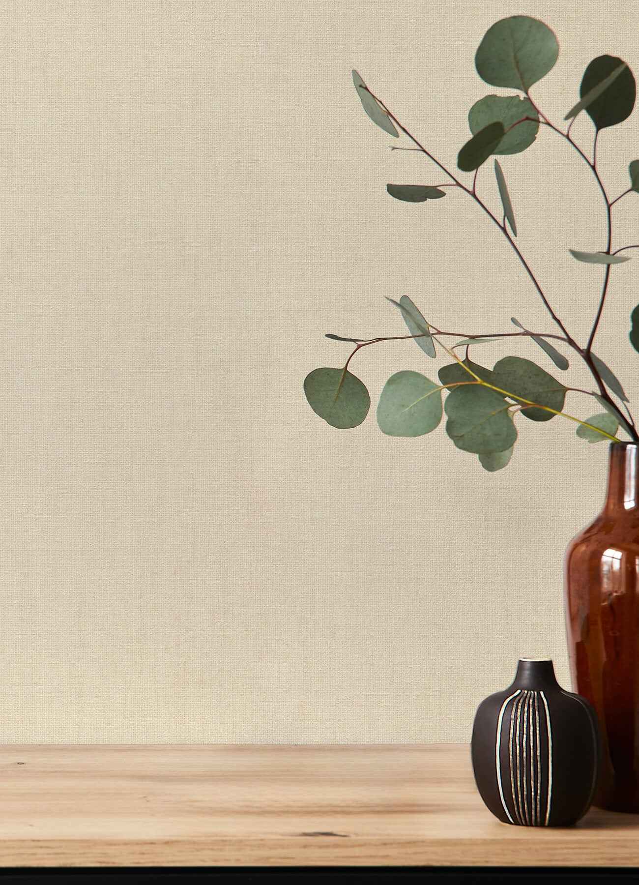 Naim Bone Solid Texture Wallpaper - York Wallcoverings - 4202-484793