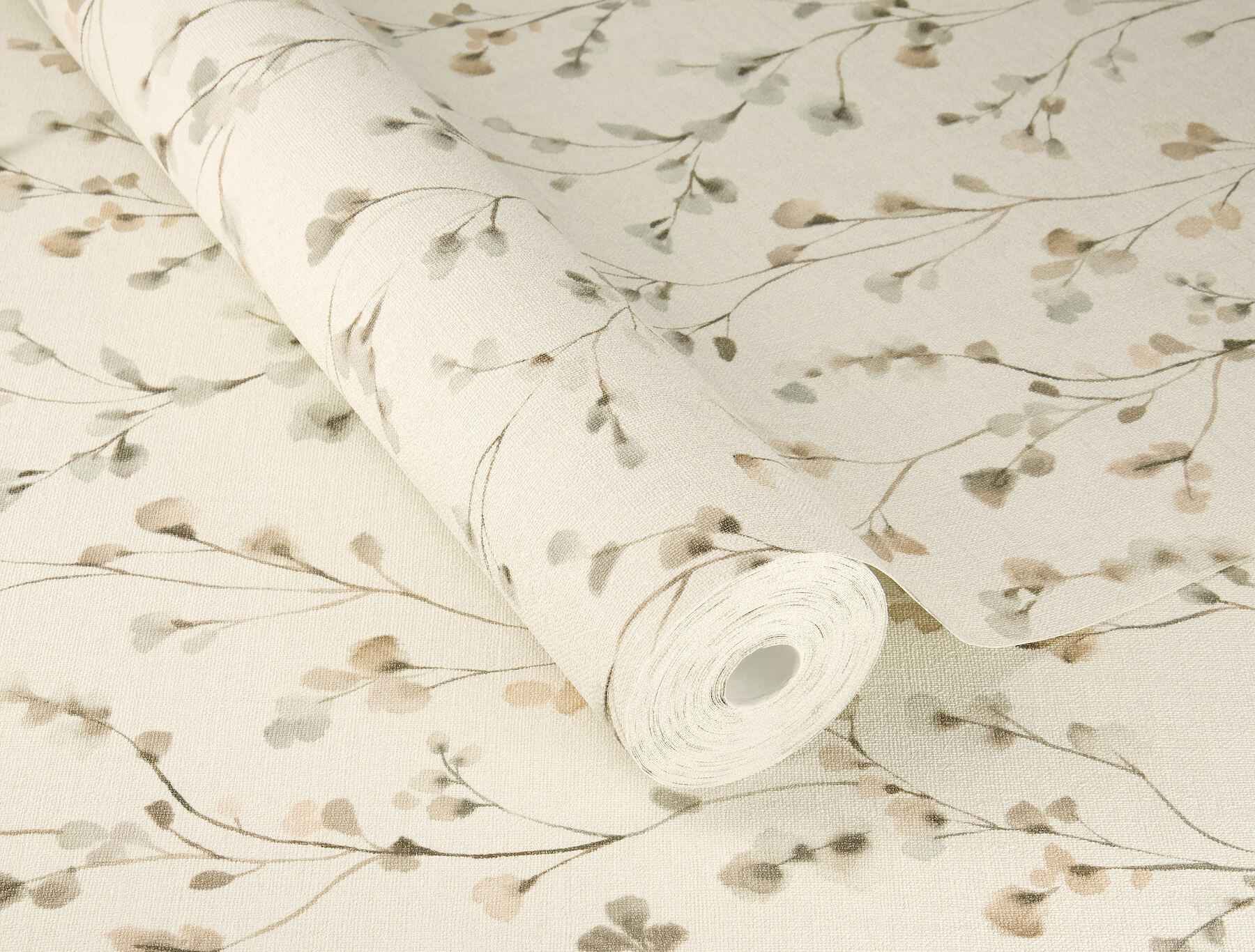 Romy Neutral Springtime Trail Wallpaper - York Wallcoverings - 4202-486131 - York Wallcoverings Wallpaper