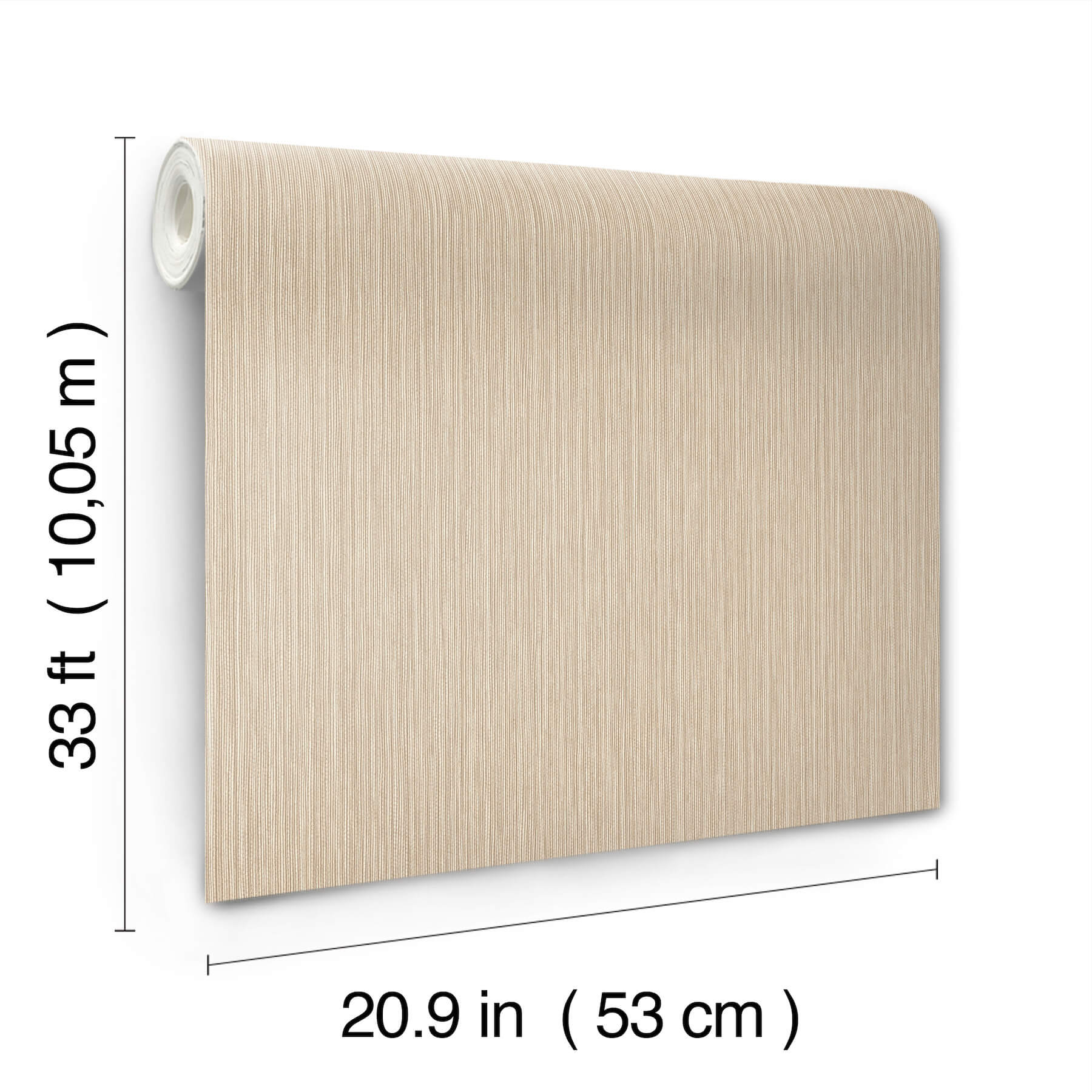 ewan-beige-textured-stripe-wallpaper-york-wallcoverings-4202-537635 - York Wallcoverings Papel pintado