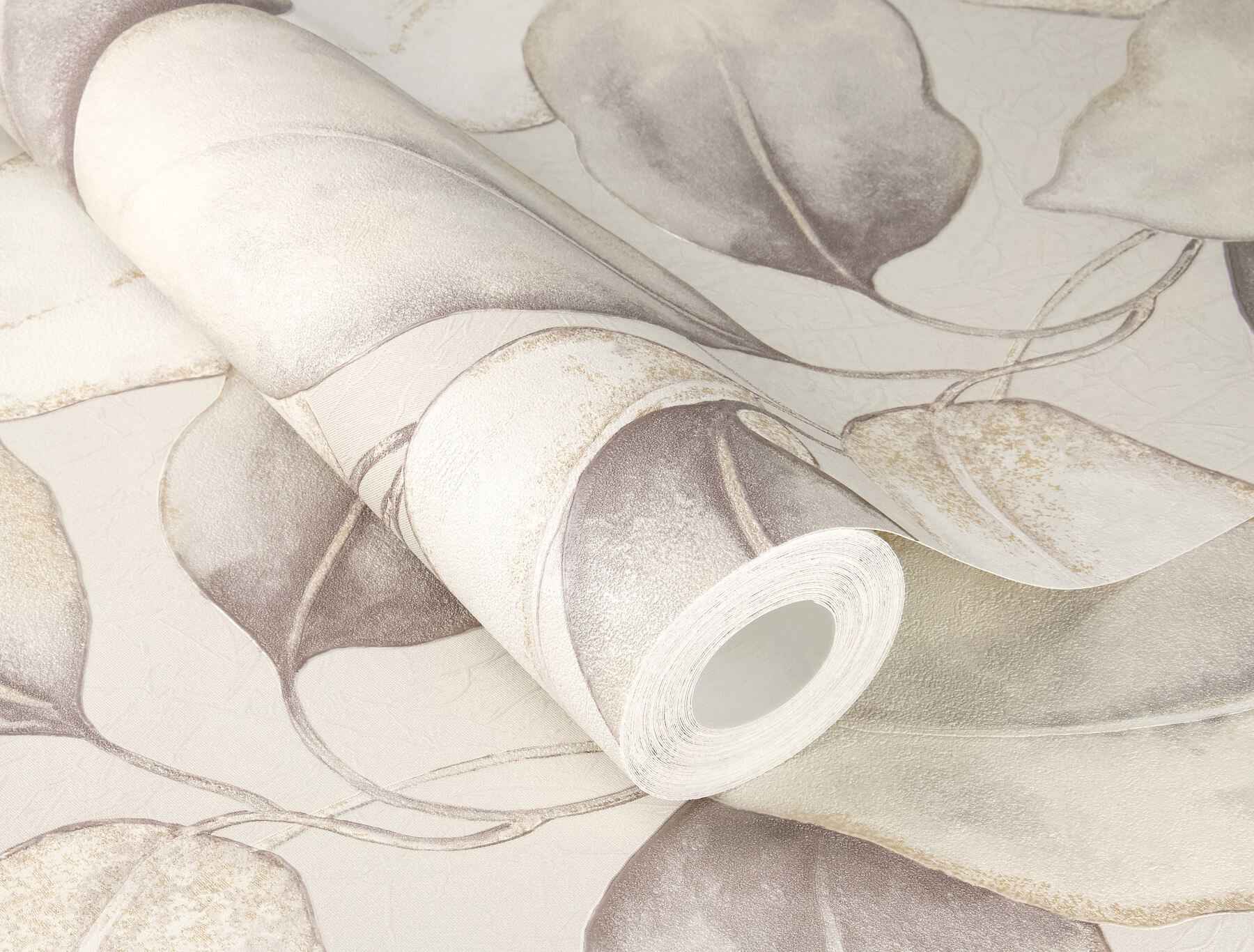 Evanthe Grey Vine Wallpaper - York Wallcoverings - 4202-659856 - York Wallcoverings Wallpaper