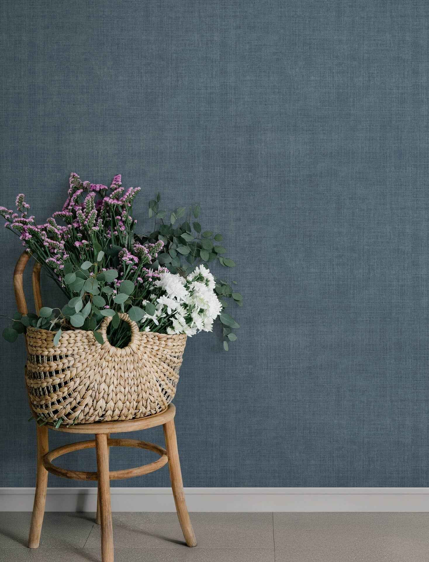 Midolin Blue Texture Wallpaper - York Wallcoverings - 4201-16043 - York Wallcoverings Wallpaper