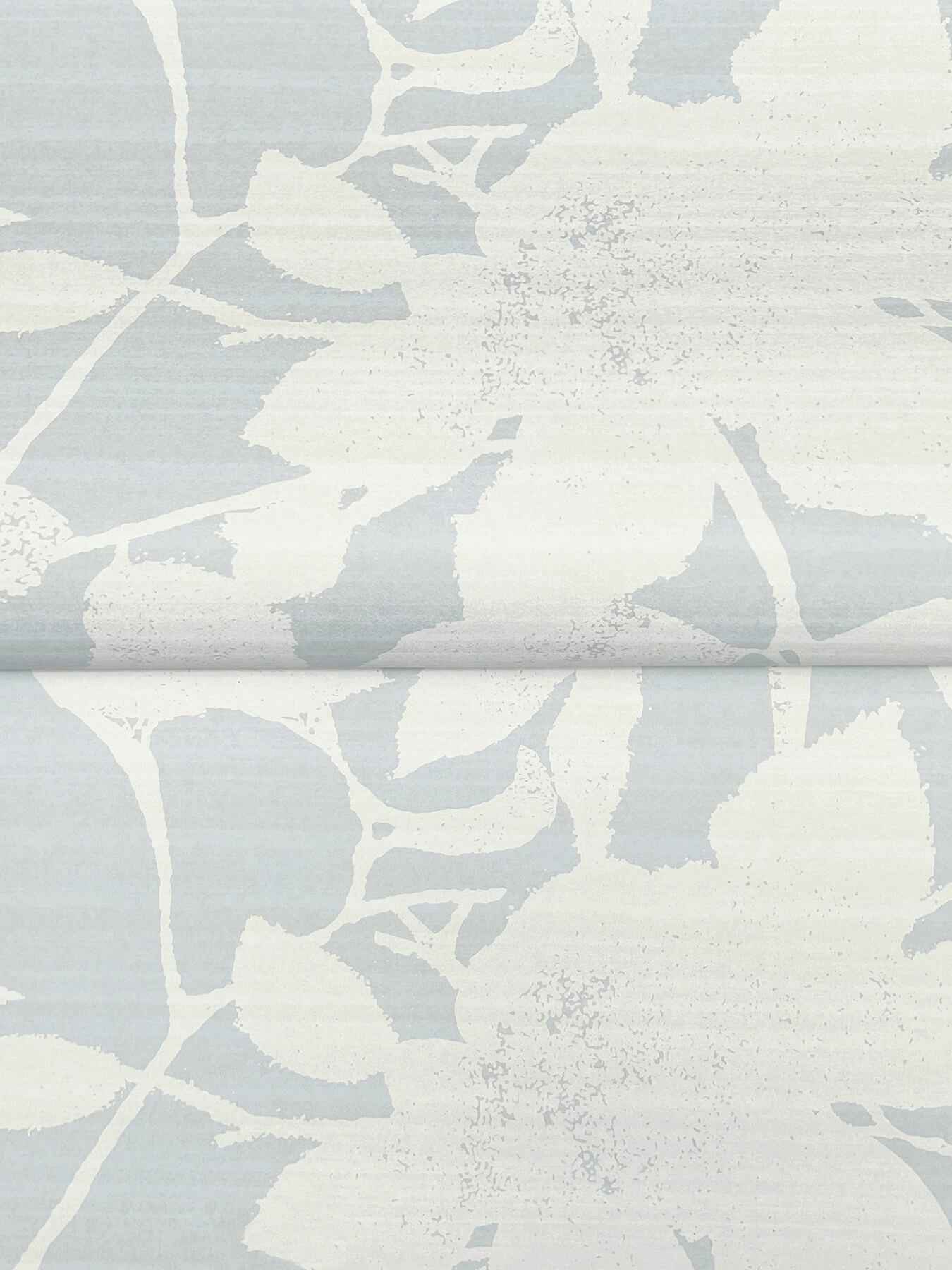 Solange Light Blue Botanical Wallpaper - York Wallcoverings - LL3217 - York Wallcoverings Wallpaper