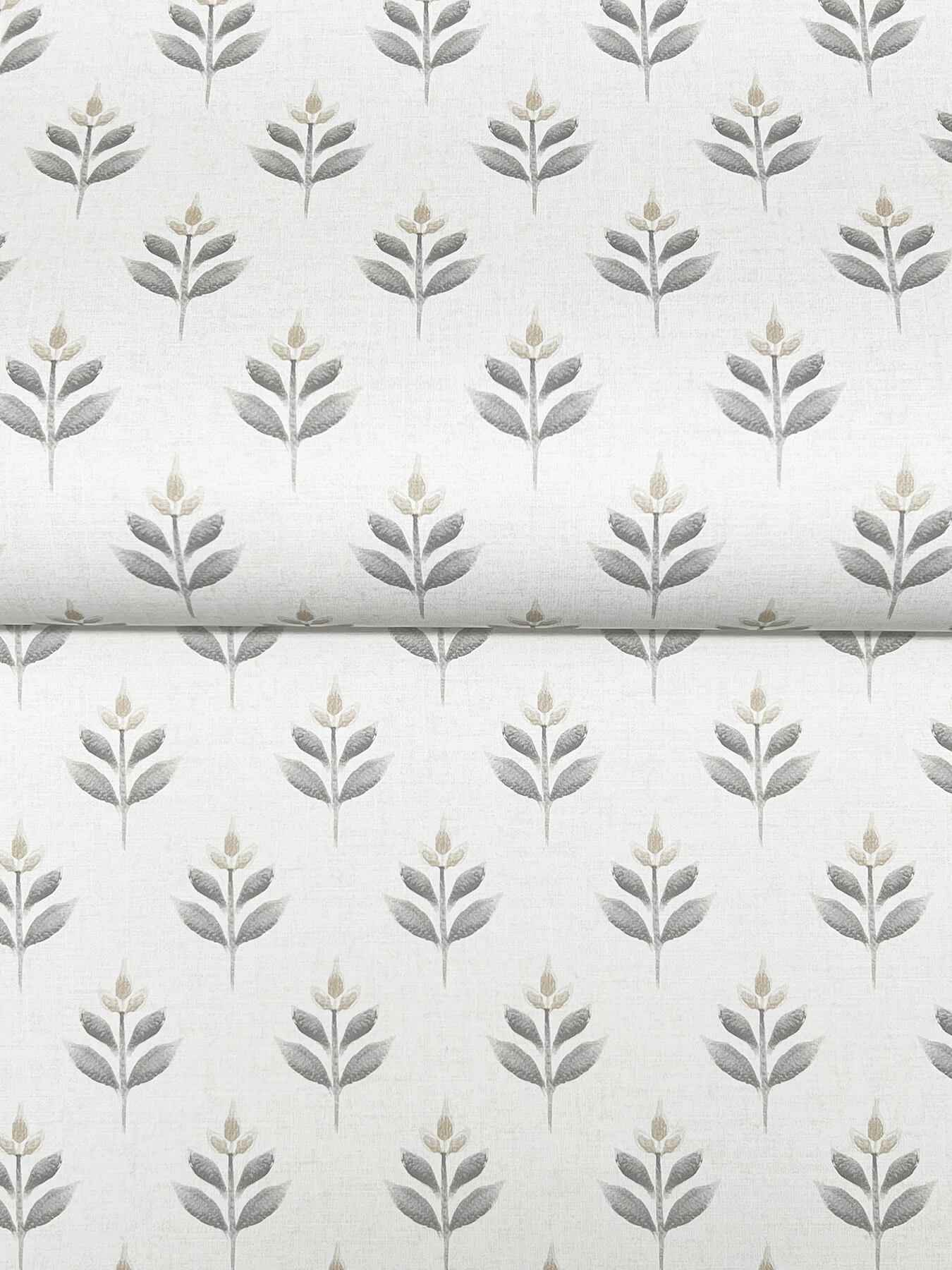 Serene Villa Stone Floral Stamp Wallpaper - York Wallcoverings - LL3234 - York Wallcoverings Wallpaper