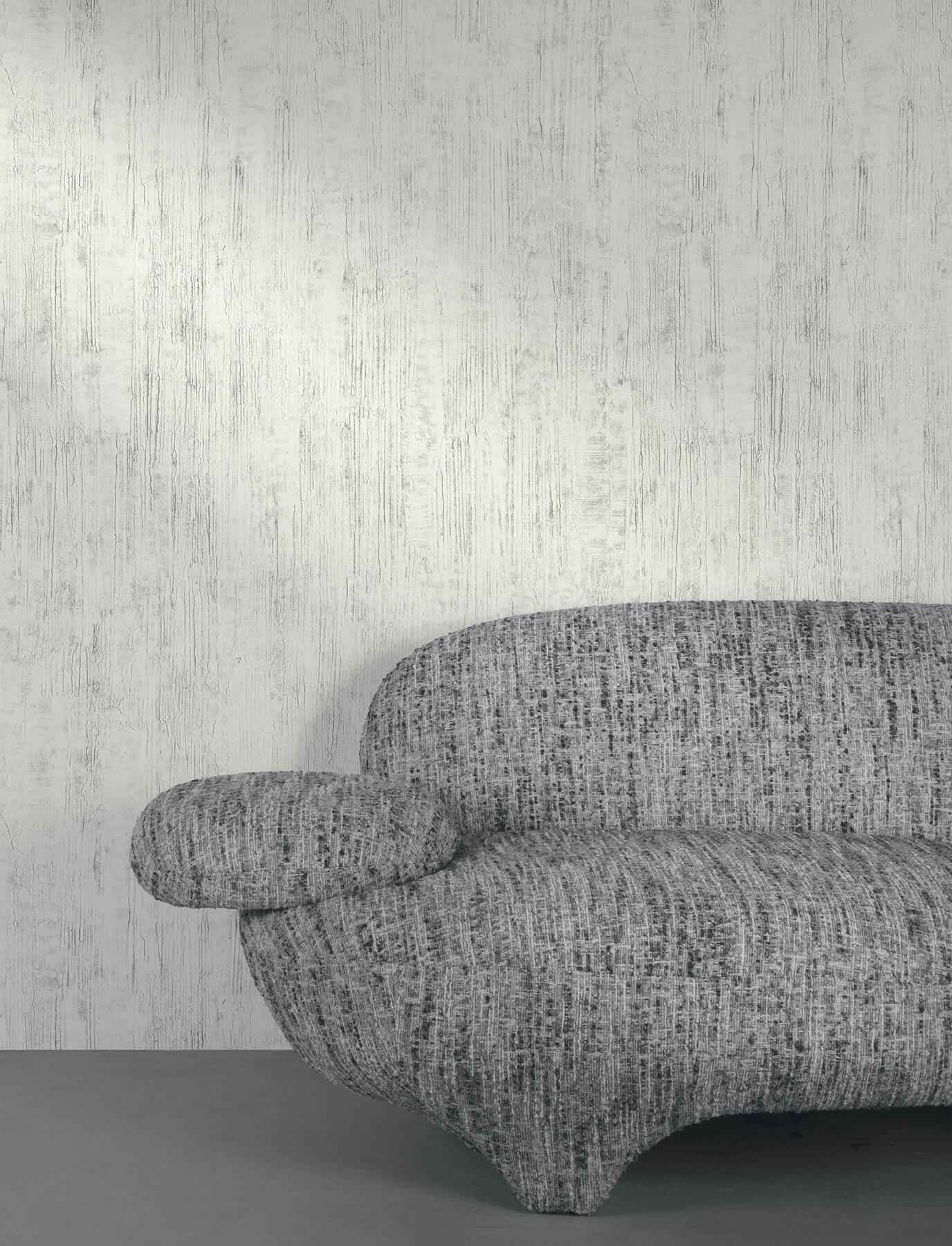 Ramona White Distressed Texture Wallpaper - York Wallcoverings - 4191-83002