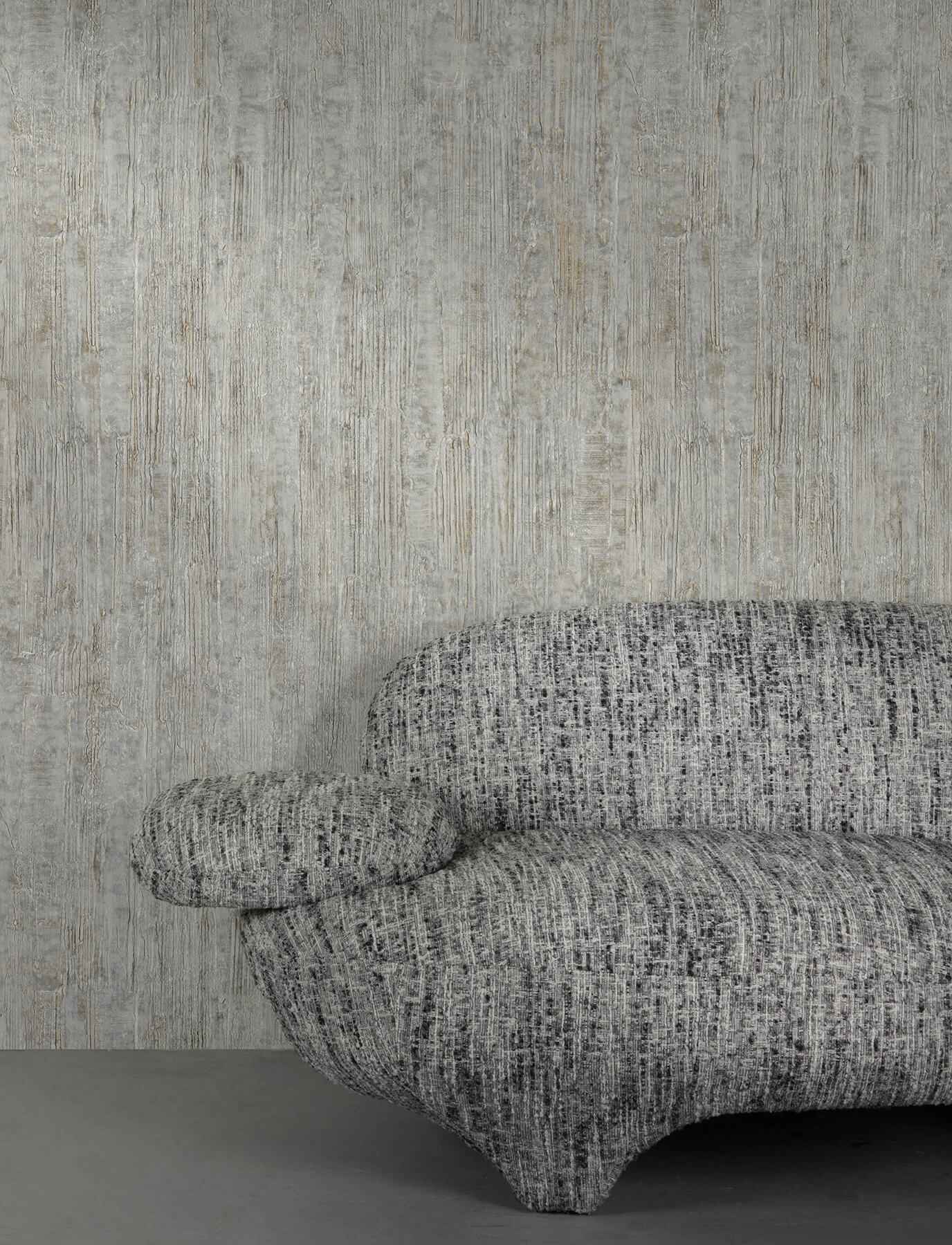 Ramona Grey Distressed Texture Wallpaper - York Wallcoverings - 4191-83004