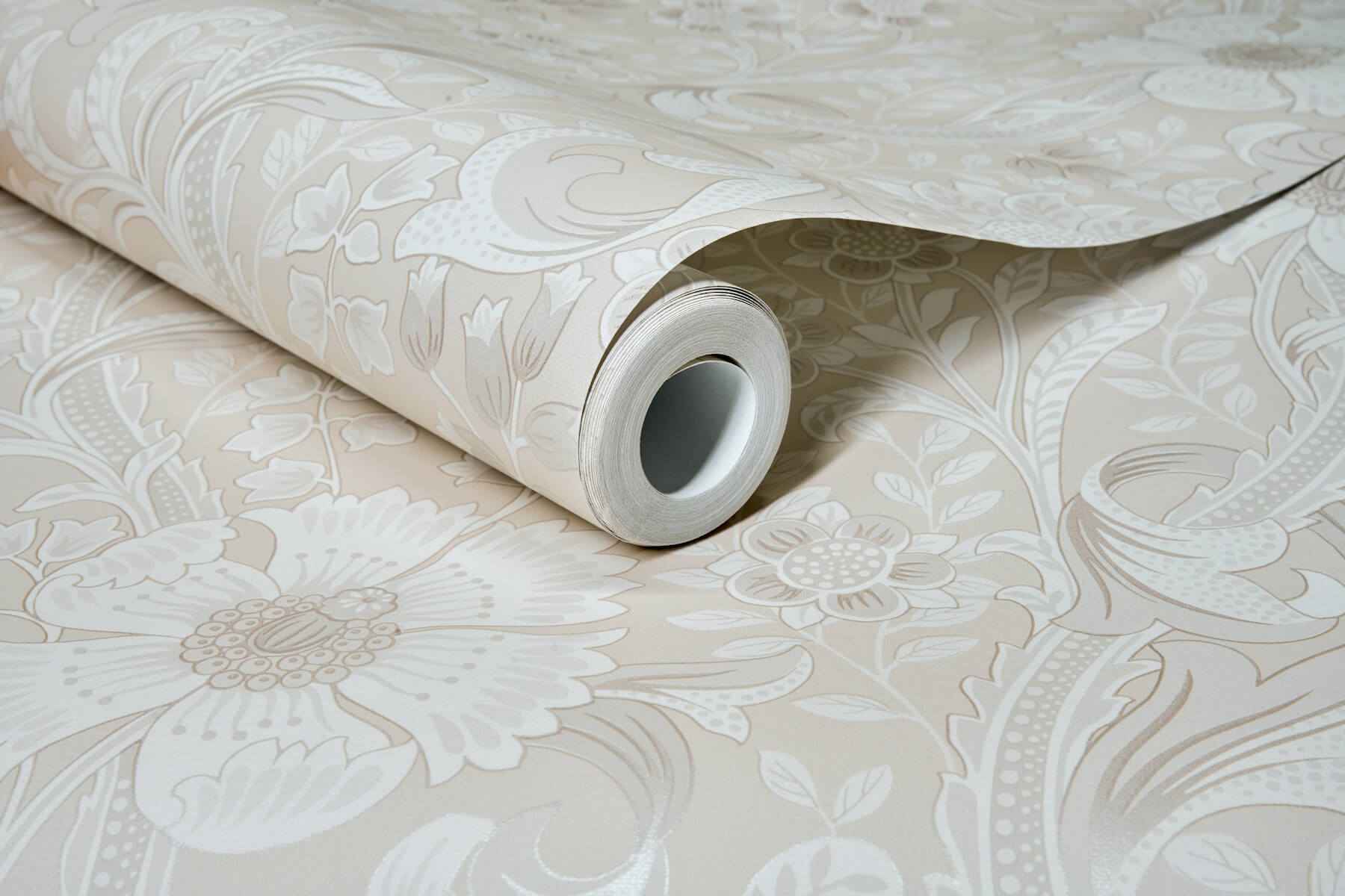 Liora Neutral Floral Trail Wallpaper - York Wallcoverings - 4191-83011 - York Wallcoverings Wallpaper