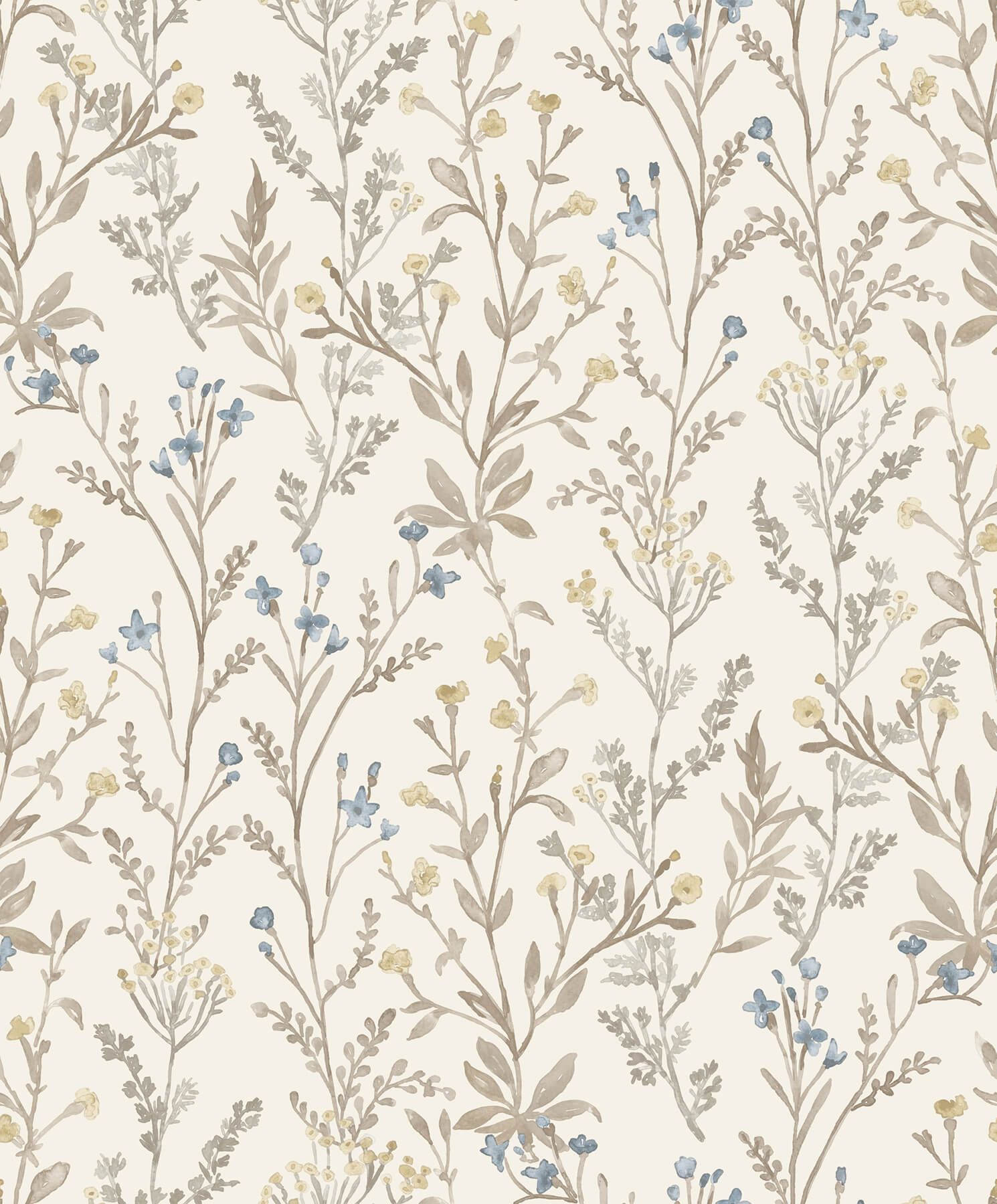 laverne-neutral-wildflowers-wallpaper-york-wallcoverings-4191-83017 - York Wallcoverings Papel pintado
