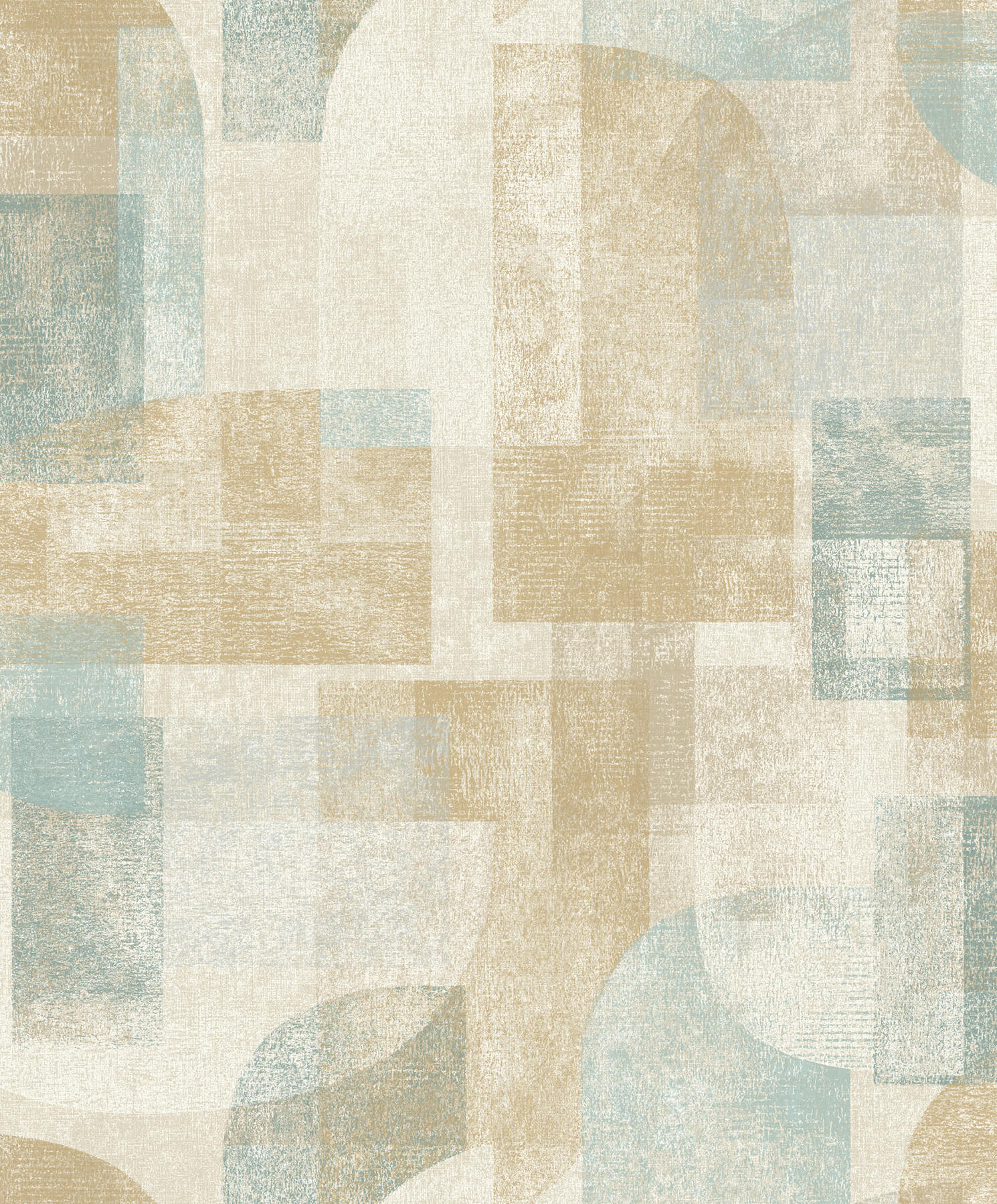 cassandra-teal-block-geometric-wallpaper-york-wallcoverings-4191-83031 - York Wallcoverings Papel pintado