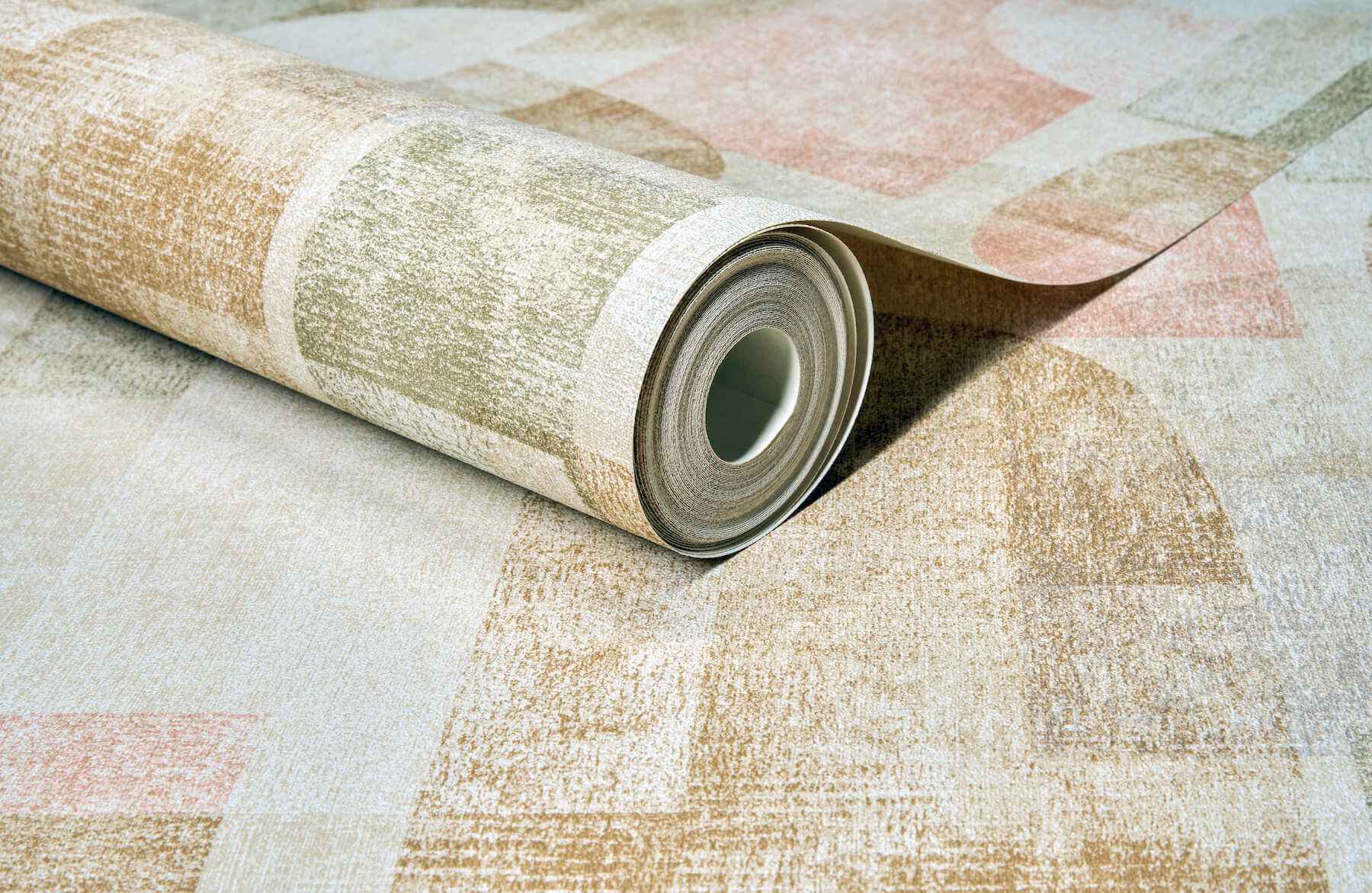 Cassandra Brown Block Geometric Wallpaper - York Wallcoverings - 4191-83032 - York Wallcoverings Wallpaper
