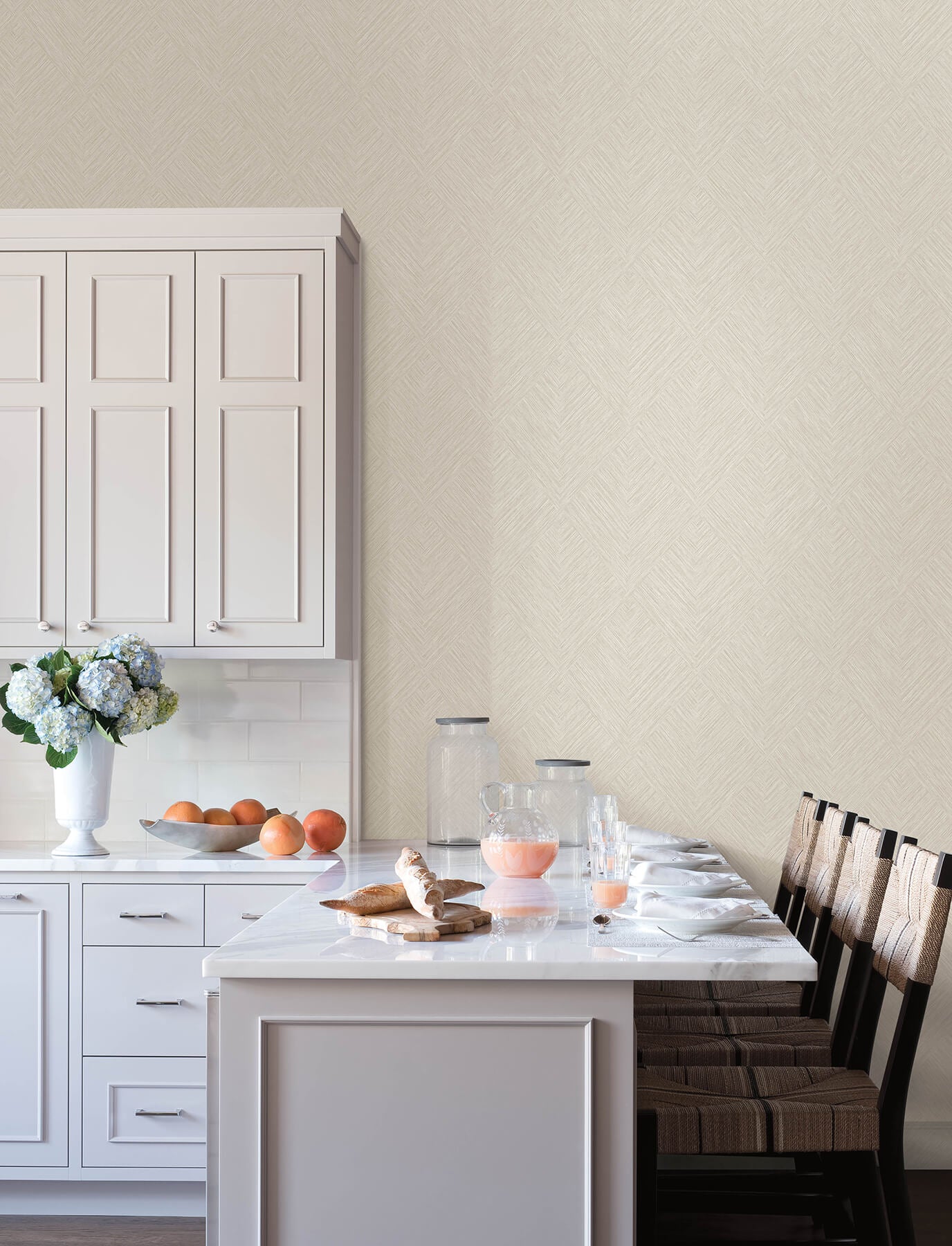 hollis-beige-textured-diamond-wallpaper-york-wallcoverings-4191-83043 - York Wallcoverings Papel pintado