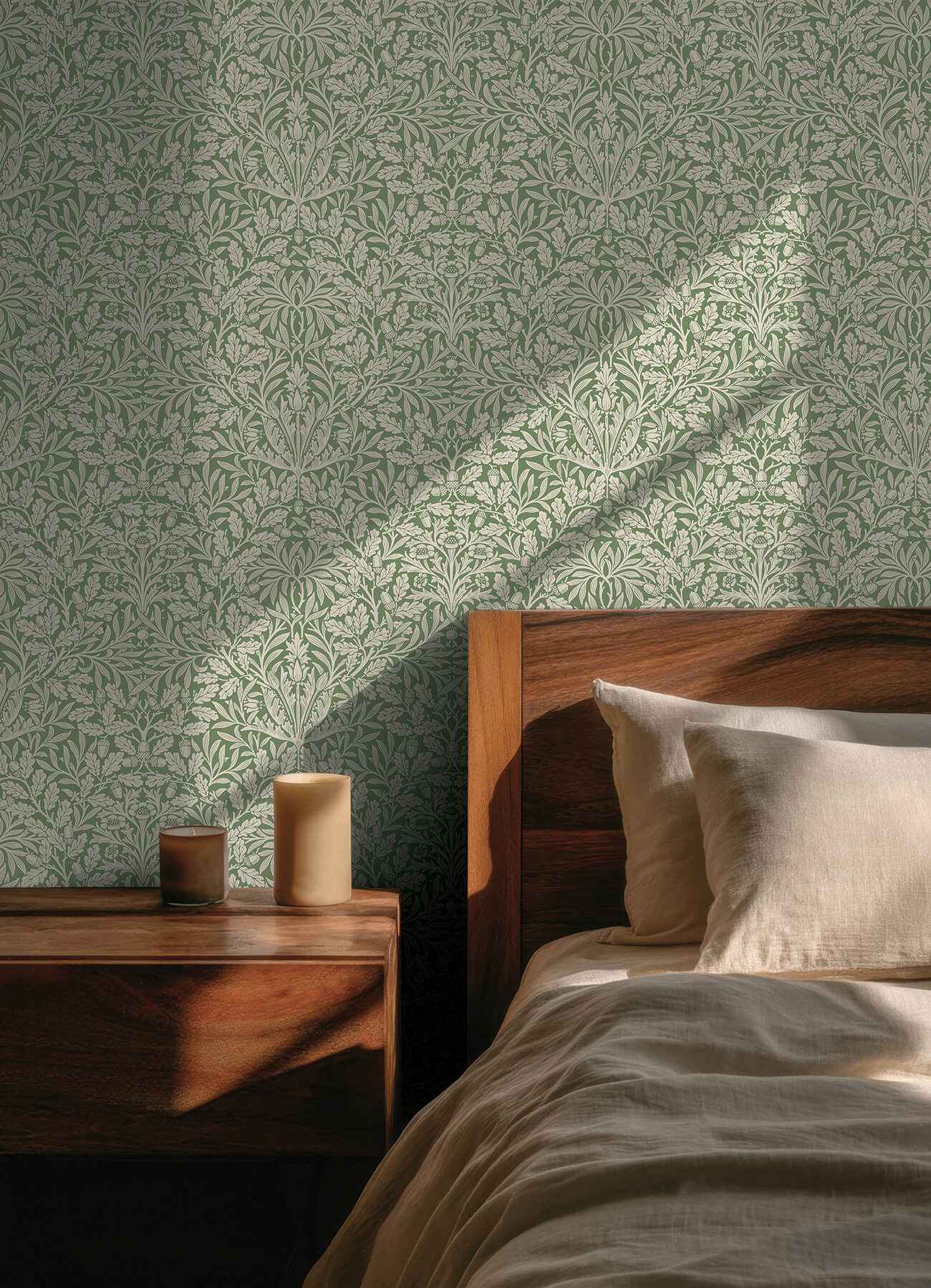 Acorn Forest Peel and Stick Wallpaper - York Wallcoverings - MCS6587 - York Wallcoverings Wallpaper