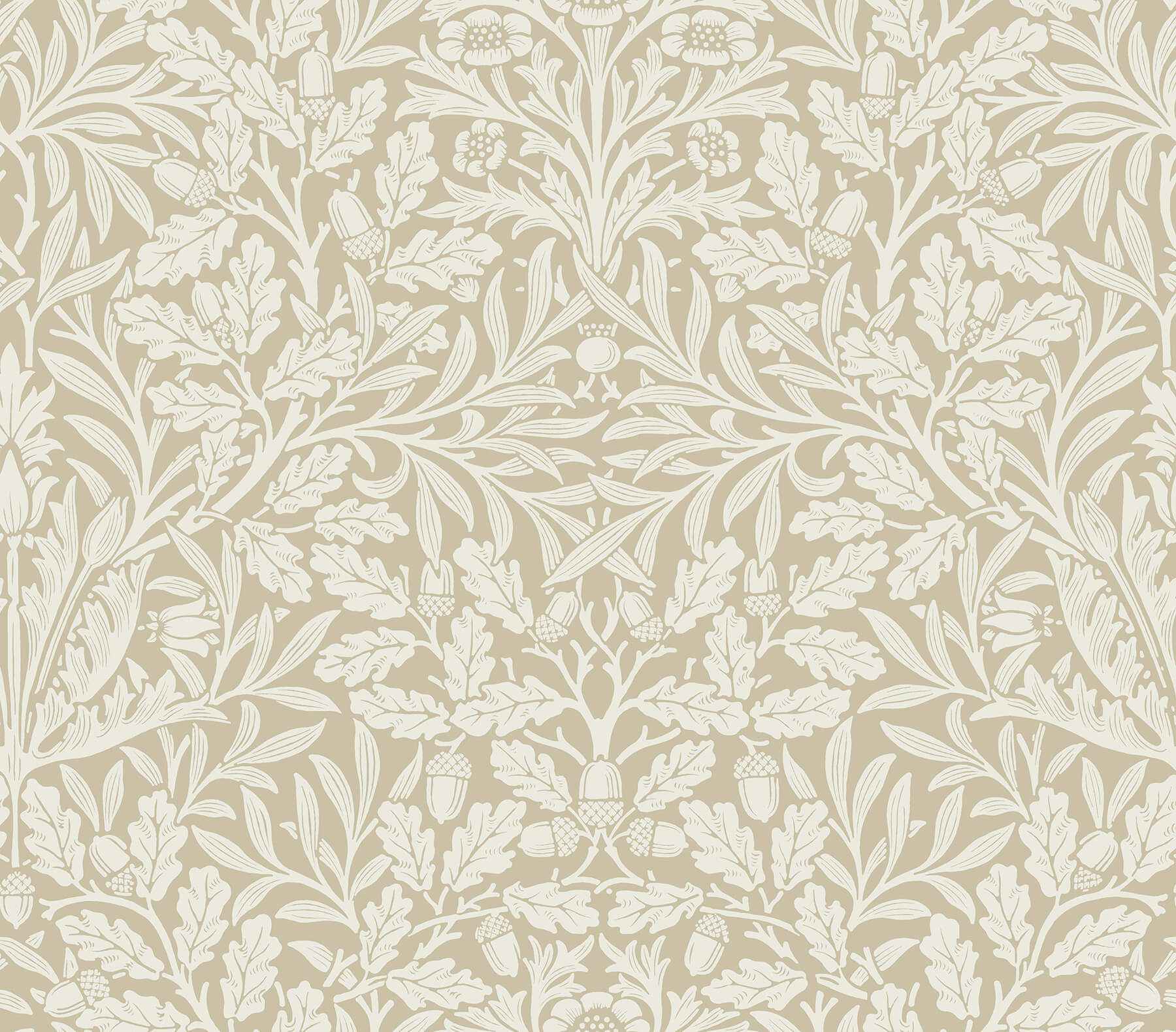 Acorn Wheat Peel and Stick Wallpaper - York Wallcoverings - MCS6589