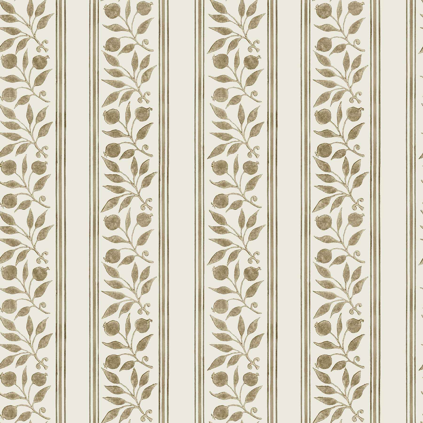 Rosehip Stripe Flax Peel and Stick Wallpaper - York Wallcoverings - MCS6611